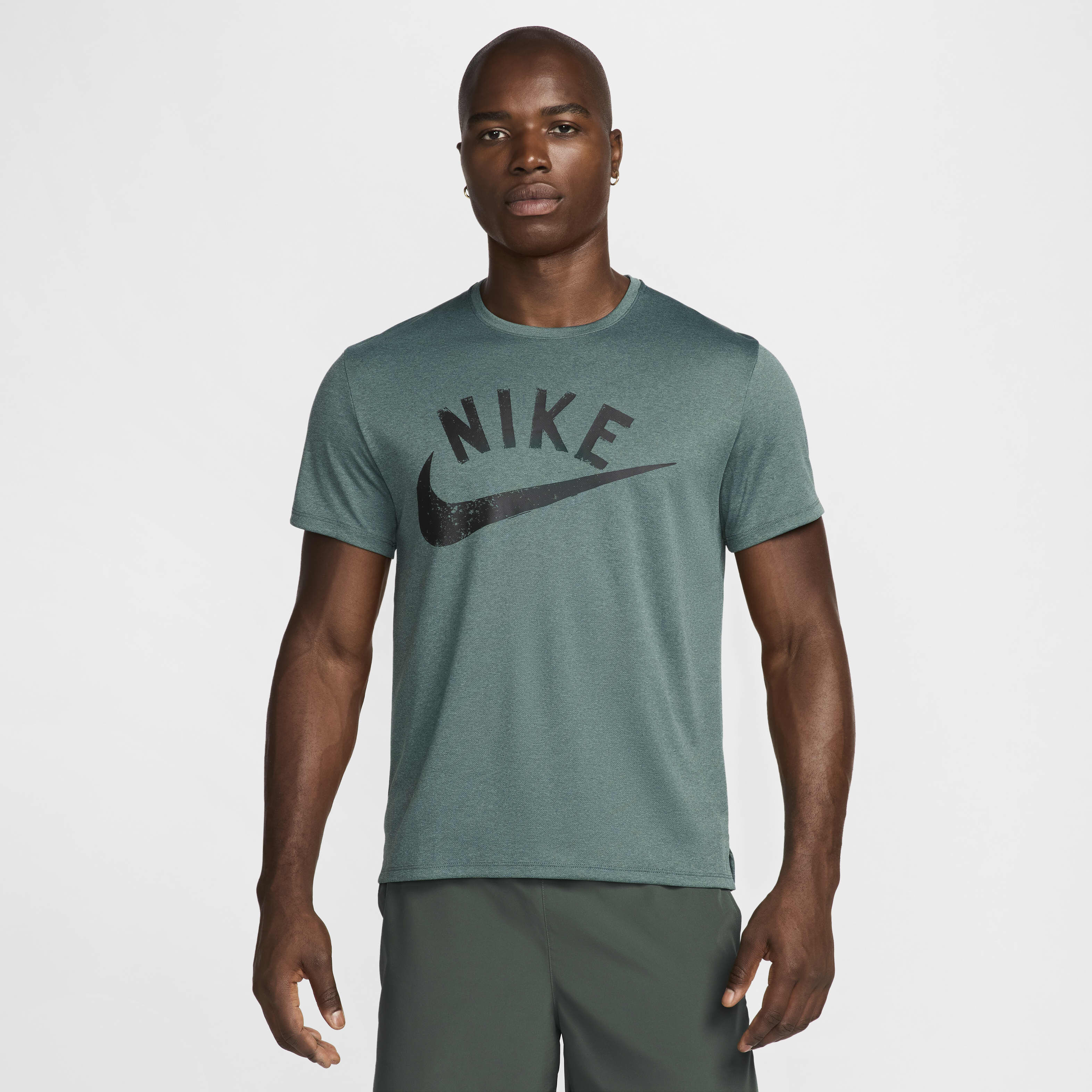 Buy Nike Miler Men s Dri FIT Short Sleeve Running Top Nike Kuwait Official