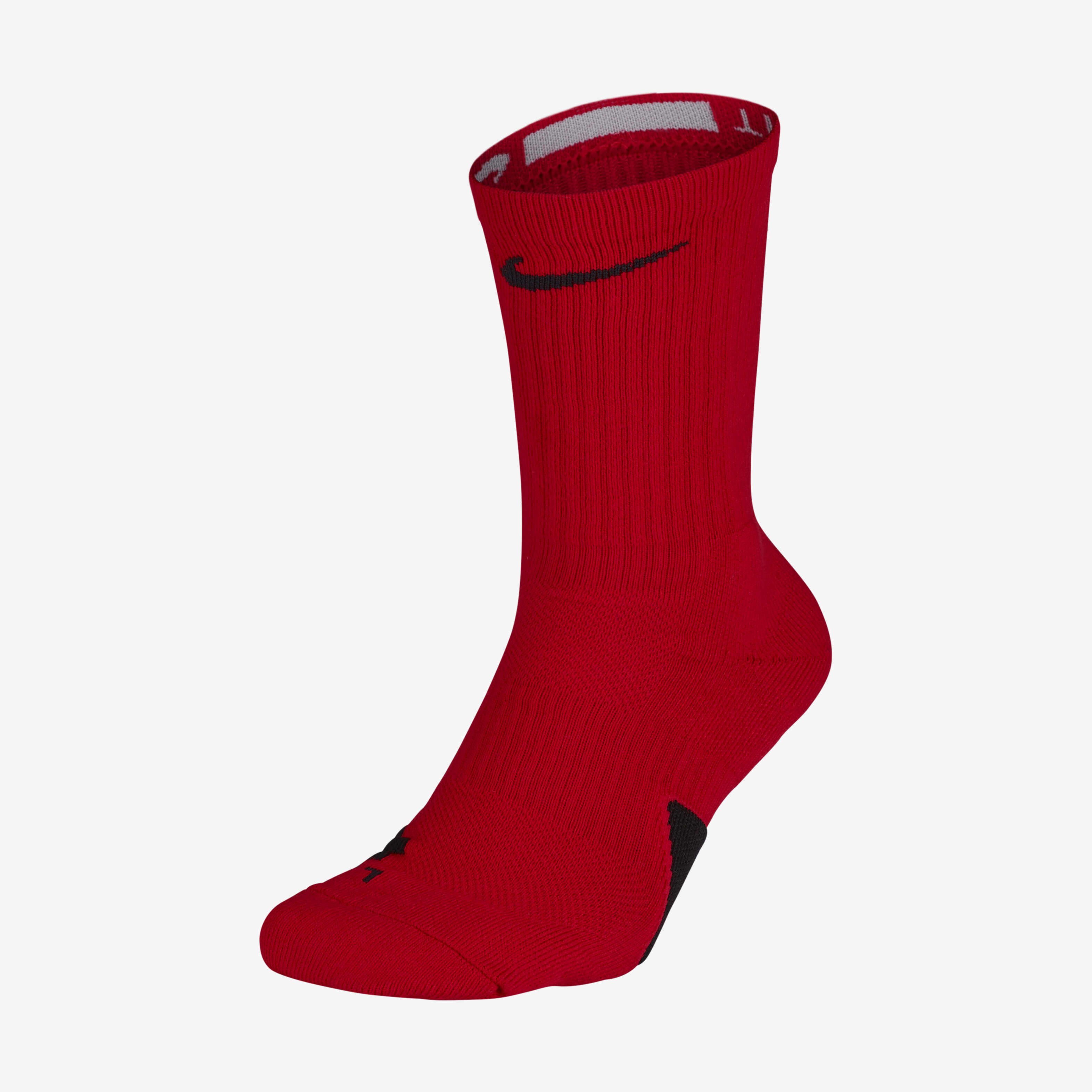 Buy Nike Elite Crew Basketball Socks University Red Black Black Nike Kuwait Official