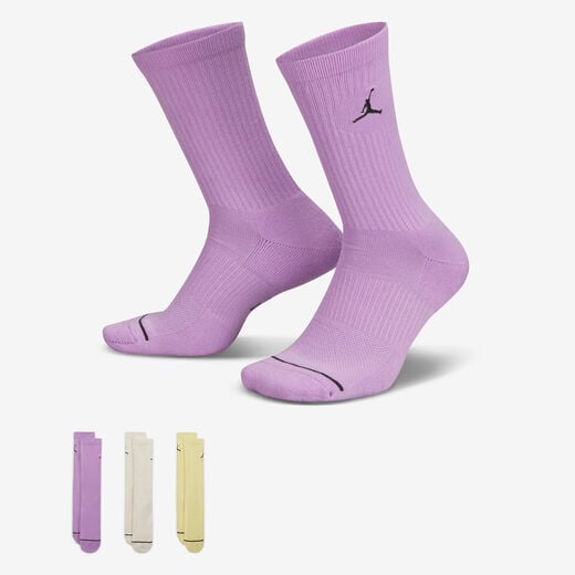 Men's Socks-JRDN, Jordan, Everyday Crew Socks (3 pairs) Men's Socks-JRDN, Jordan, Everyday Crew Socks (3 pairs)