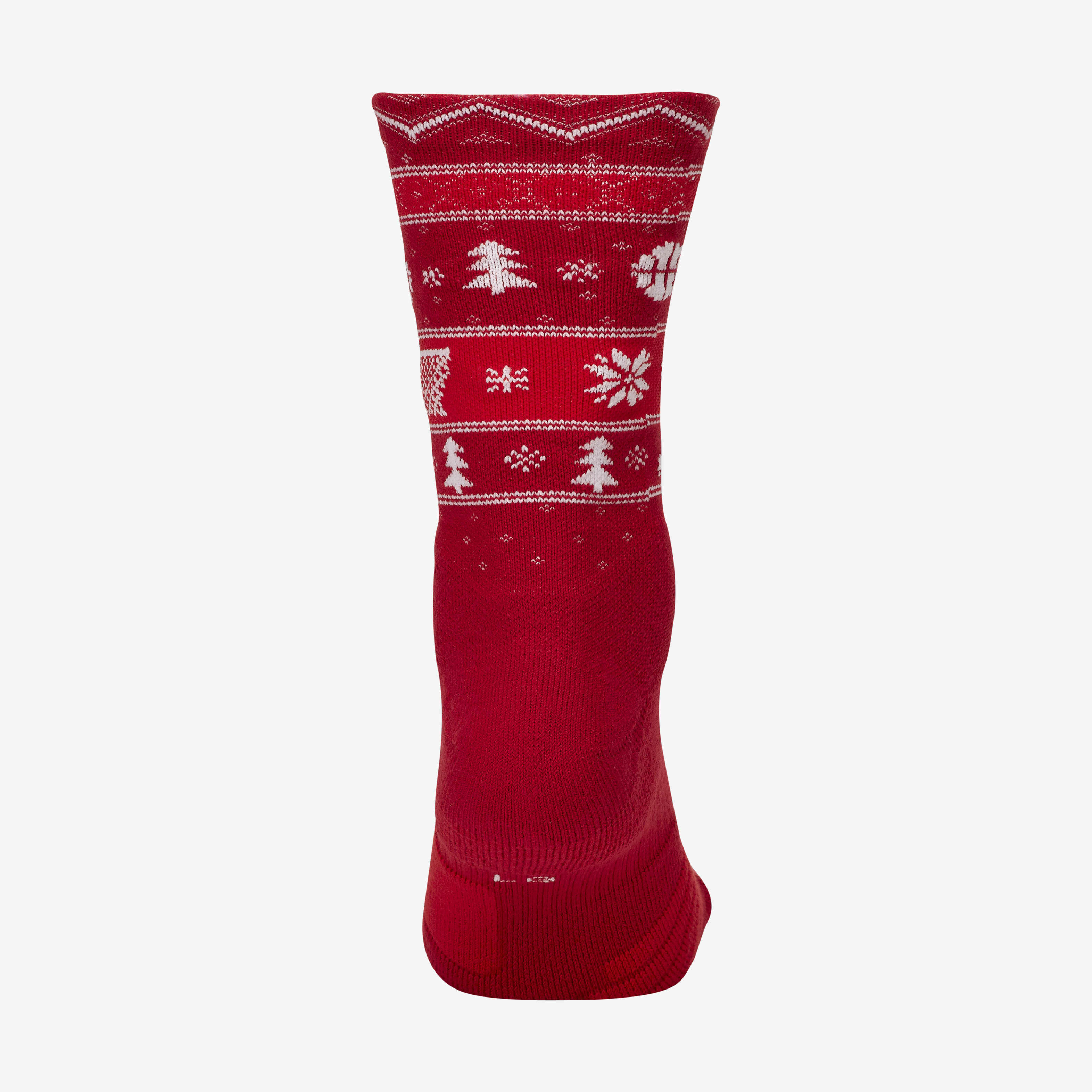red nike elite christmas socks
