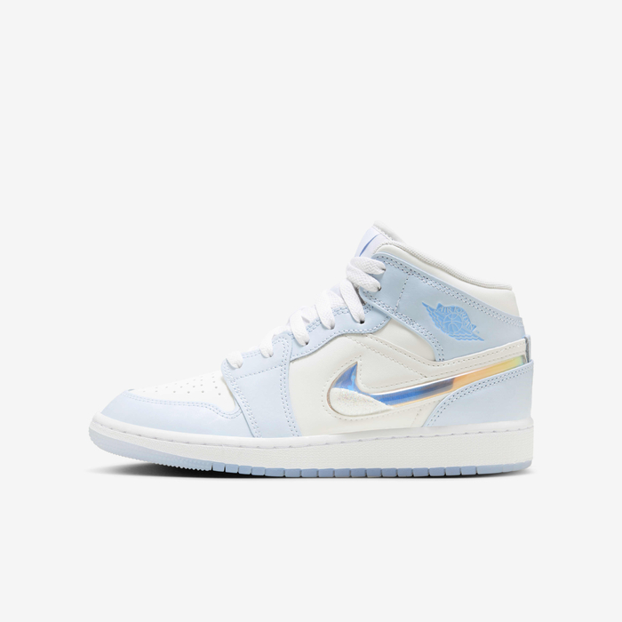Buy Air Jordan Mid SE Older Kids' Shoes Blue Tint/Summit White