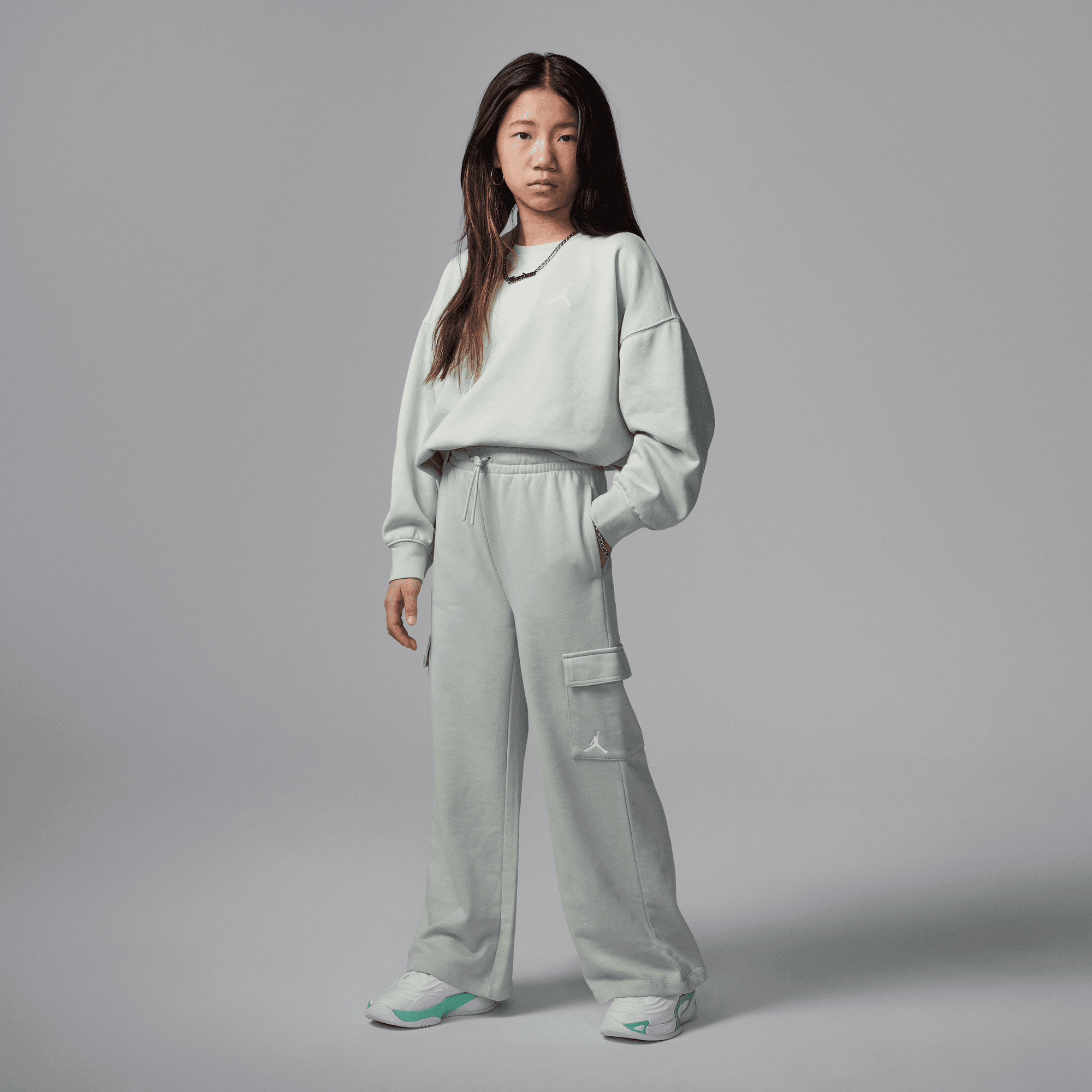 Buy Jordan Big Kids' Y2K French Terry Pants - Seafoam | Nike