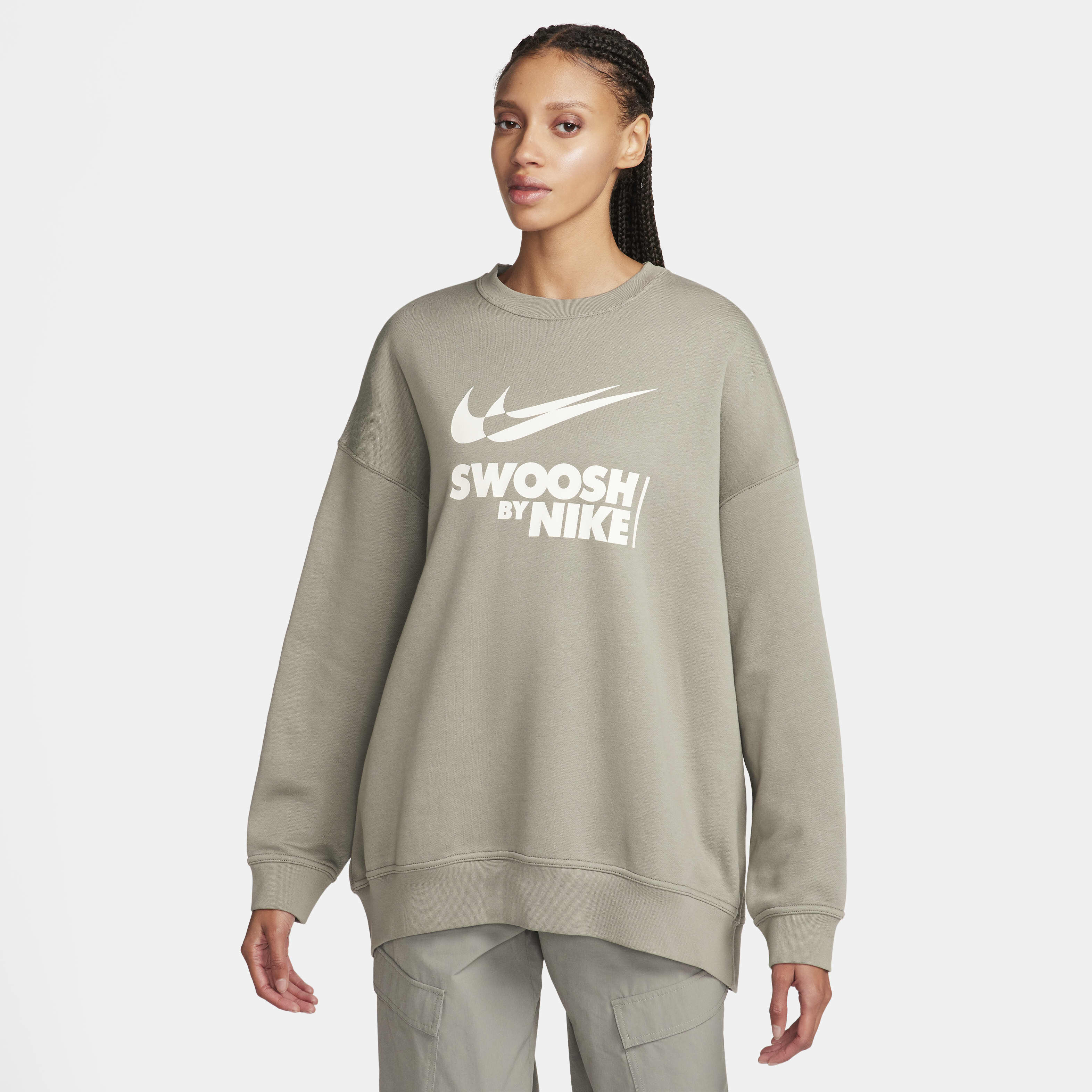 Buy Nike Sportswear Women's Oversized Fleece Crew-Neck Sweatshirt