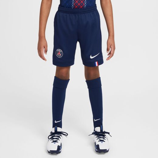 Kids' Shorts Sale-Nike, Paris Saint-Germain 2025/26 Stadium Home, Older Kids' Nike Dri-FIT Football Replica Shorts
