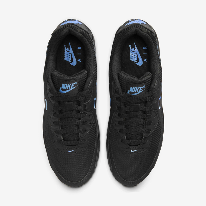 Buy Nike Air Max 90 Men's Shoes Black/University Blue Nike