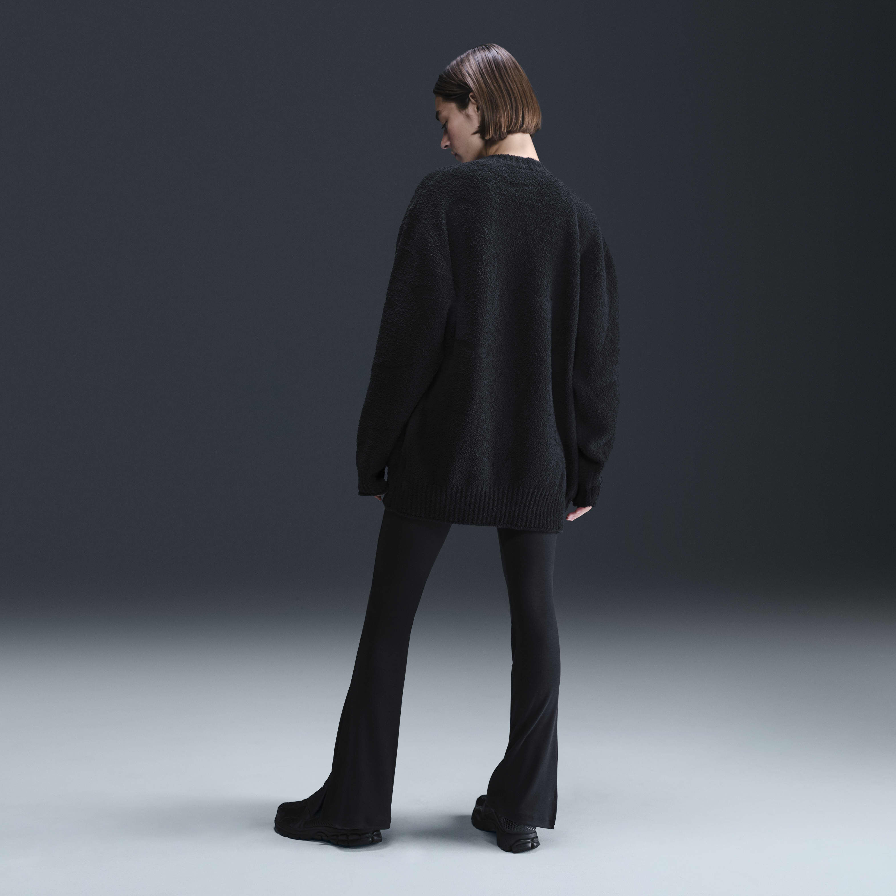 Nike black cardigan hotsell