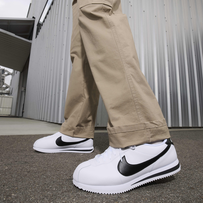 Buy Nike Cortez Leather Men's Shoes White/Black Nike Kuwait
