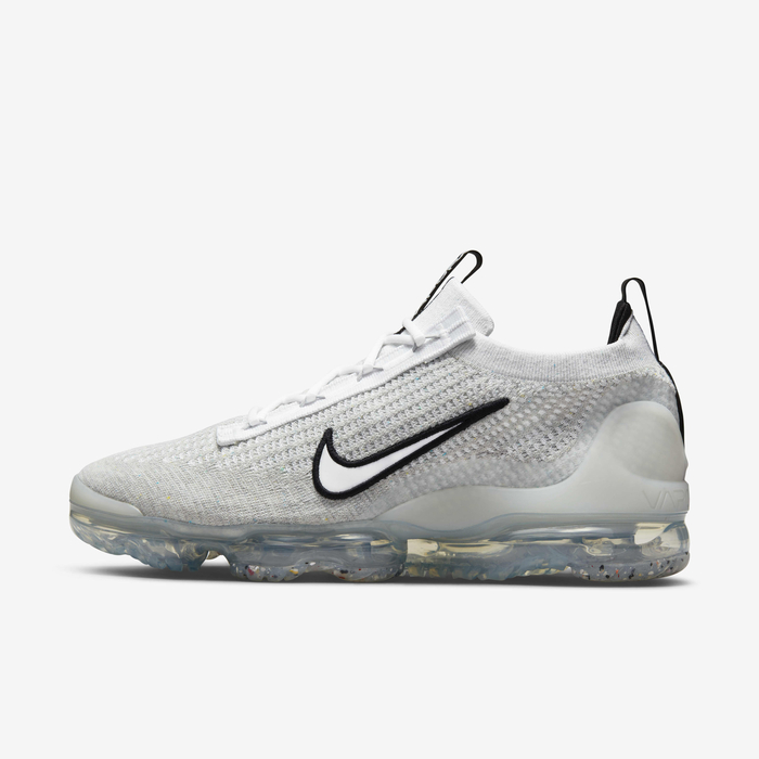 Buy Nike Air VaporMax 2021 FK Men's Shoes White/Black/Metallic