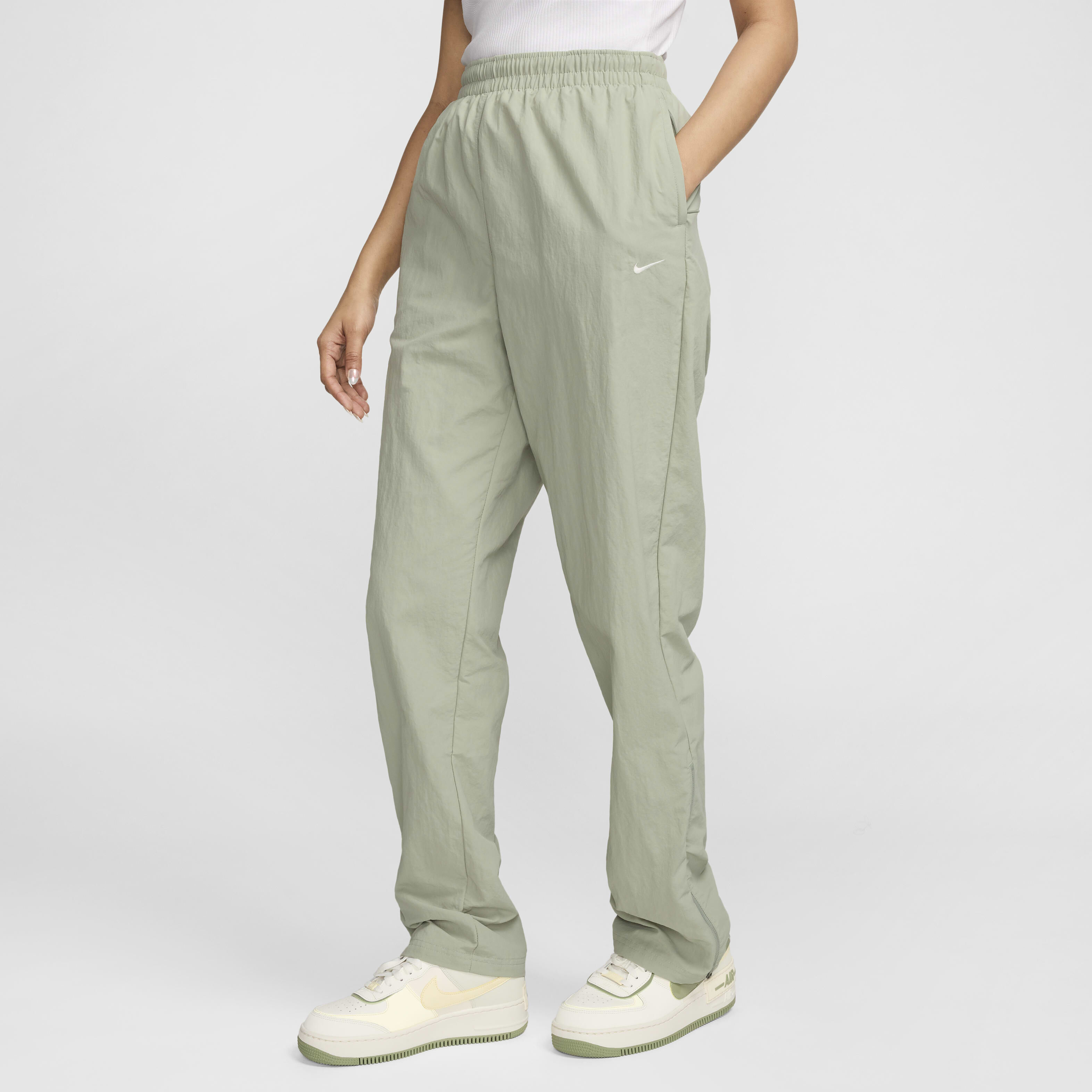 Nike women's nylon pants sales