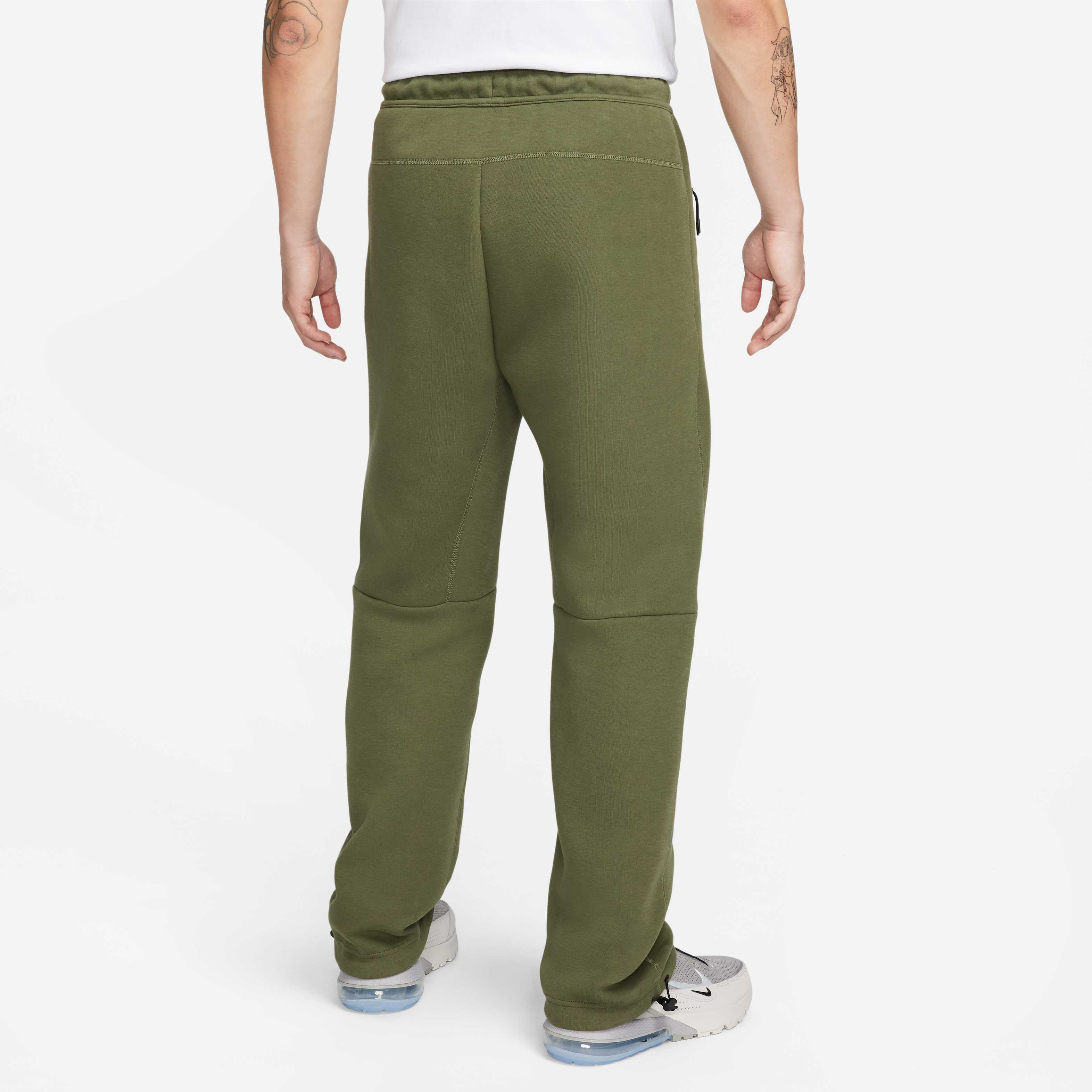 nike tech olive green pants
