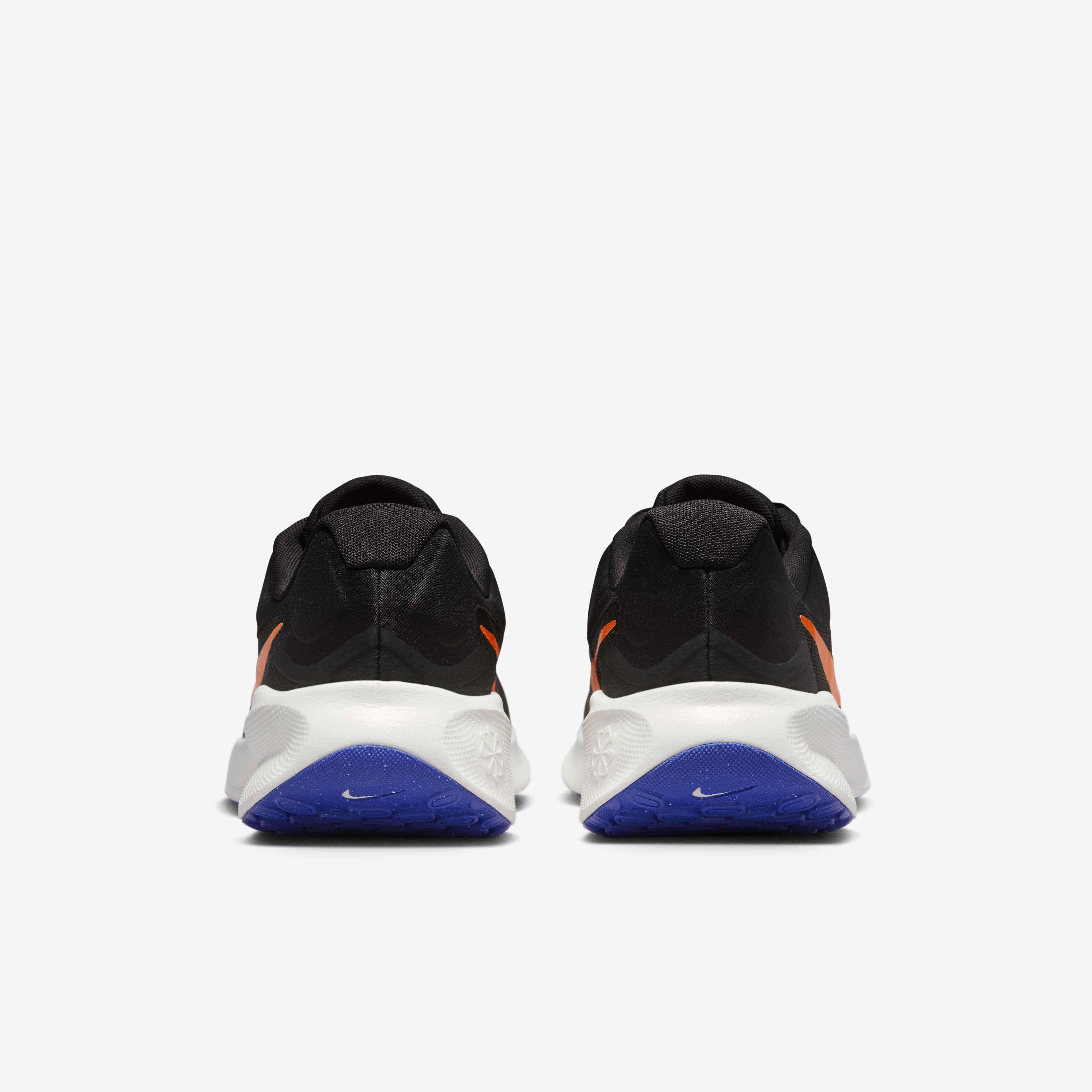 Nike mens revolution 3 grey black orange top
