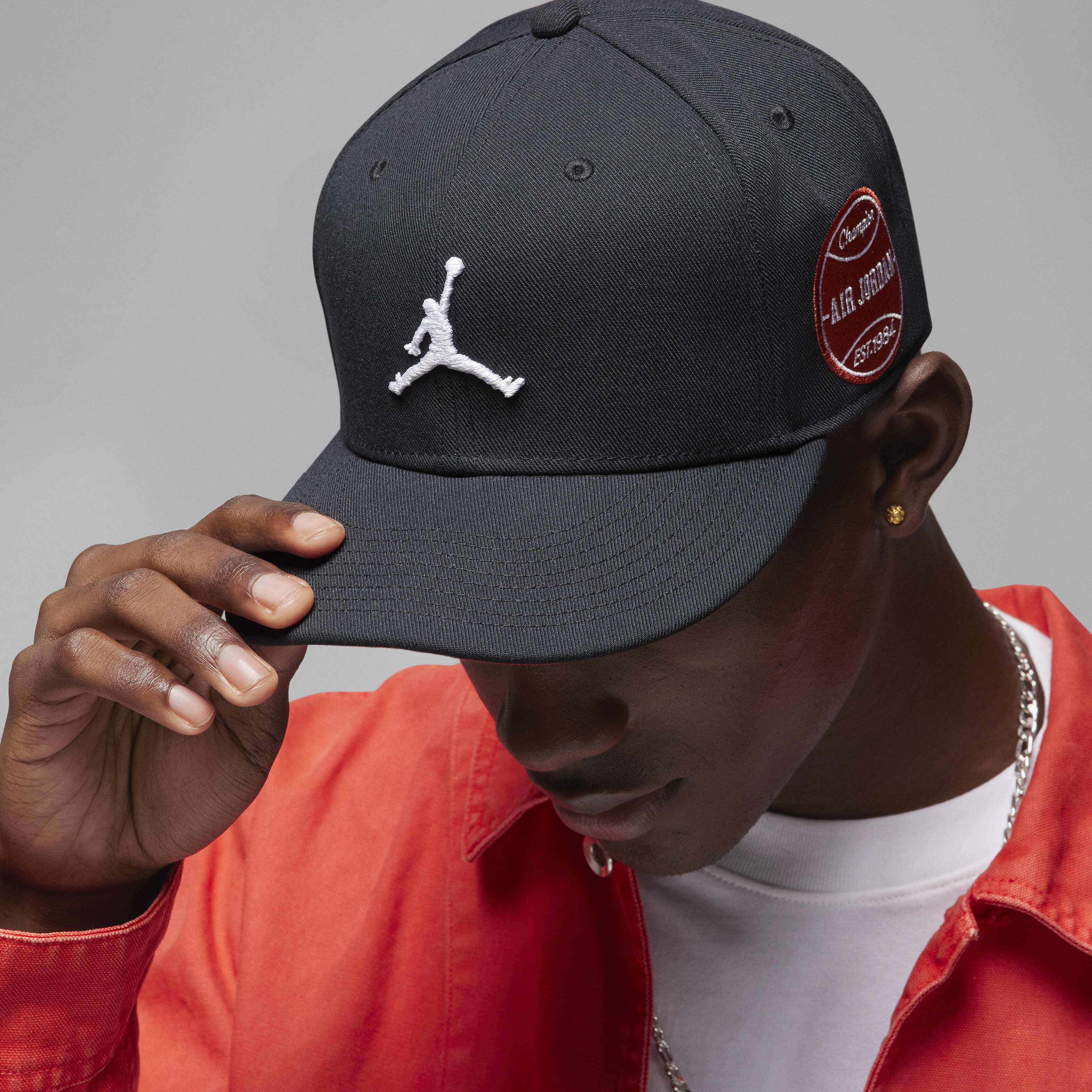 Buy Jordan Flight MVP Pro Adjustable Cap Black Dune Red White Nike Kuwait Official