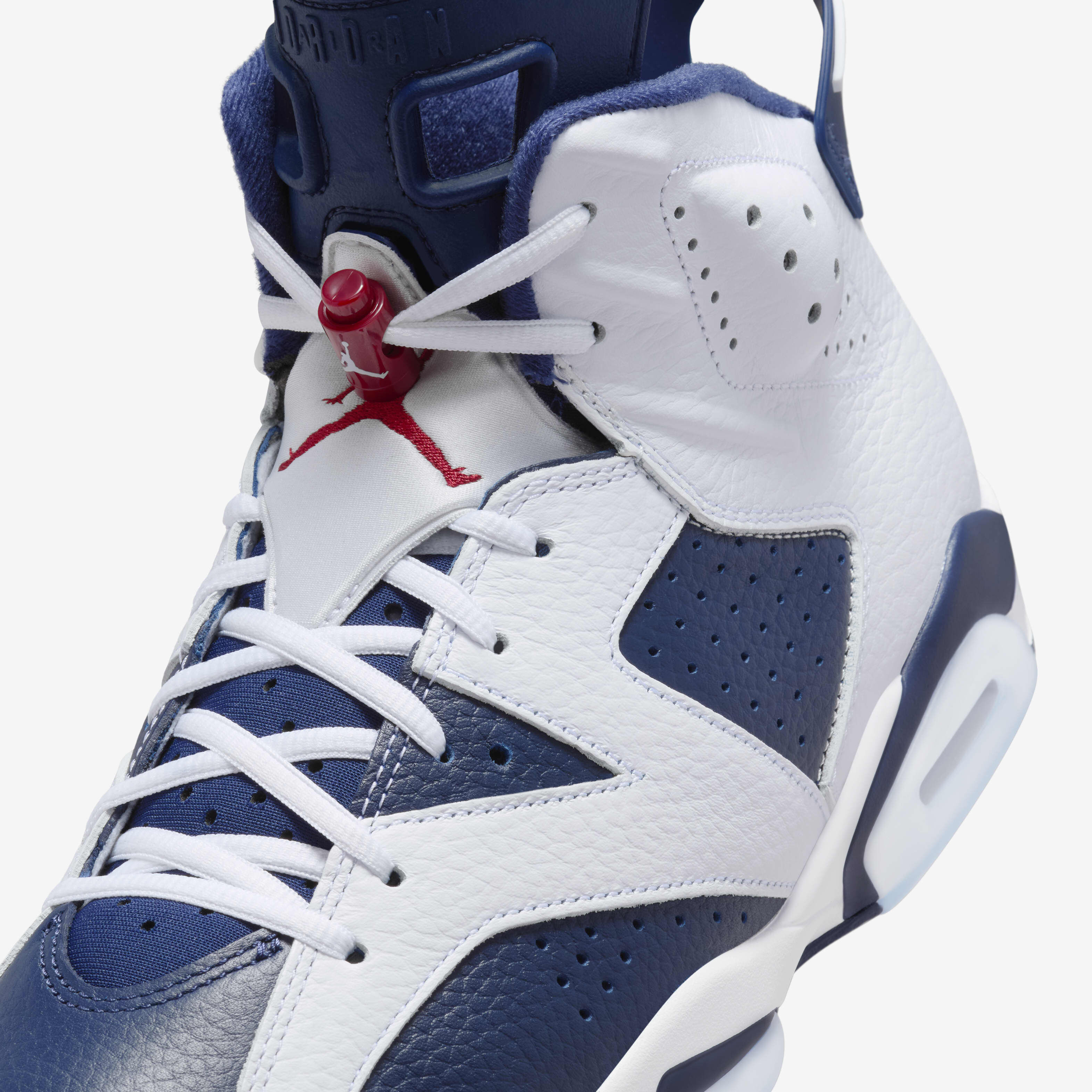 Jordan 6s white and blue discount