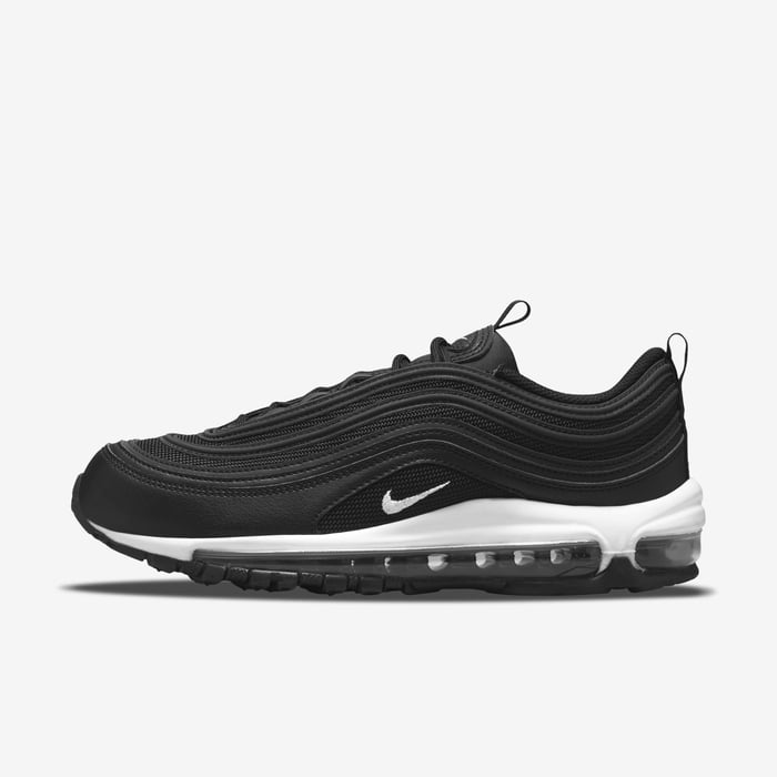 Buy Nike Air Max 97 Women's Shoes Black/Black/White Nike Kuwait