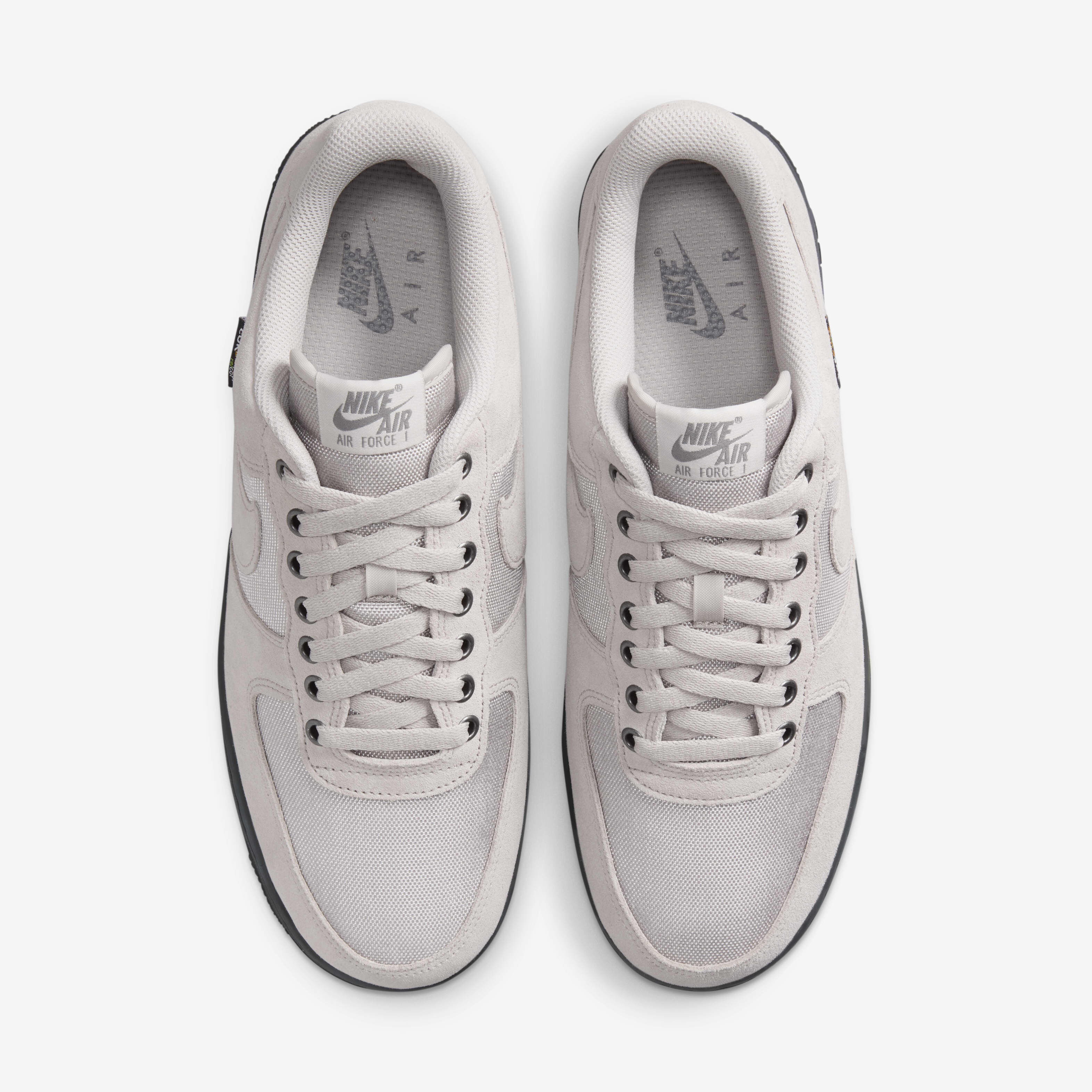 Nike air force 1 07 light silver black white f cheap