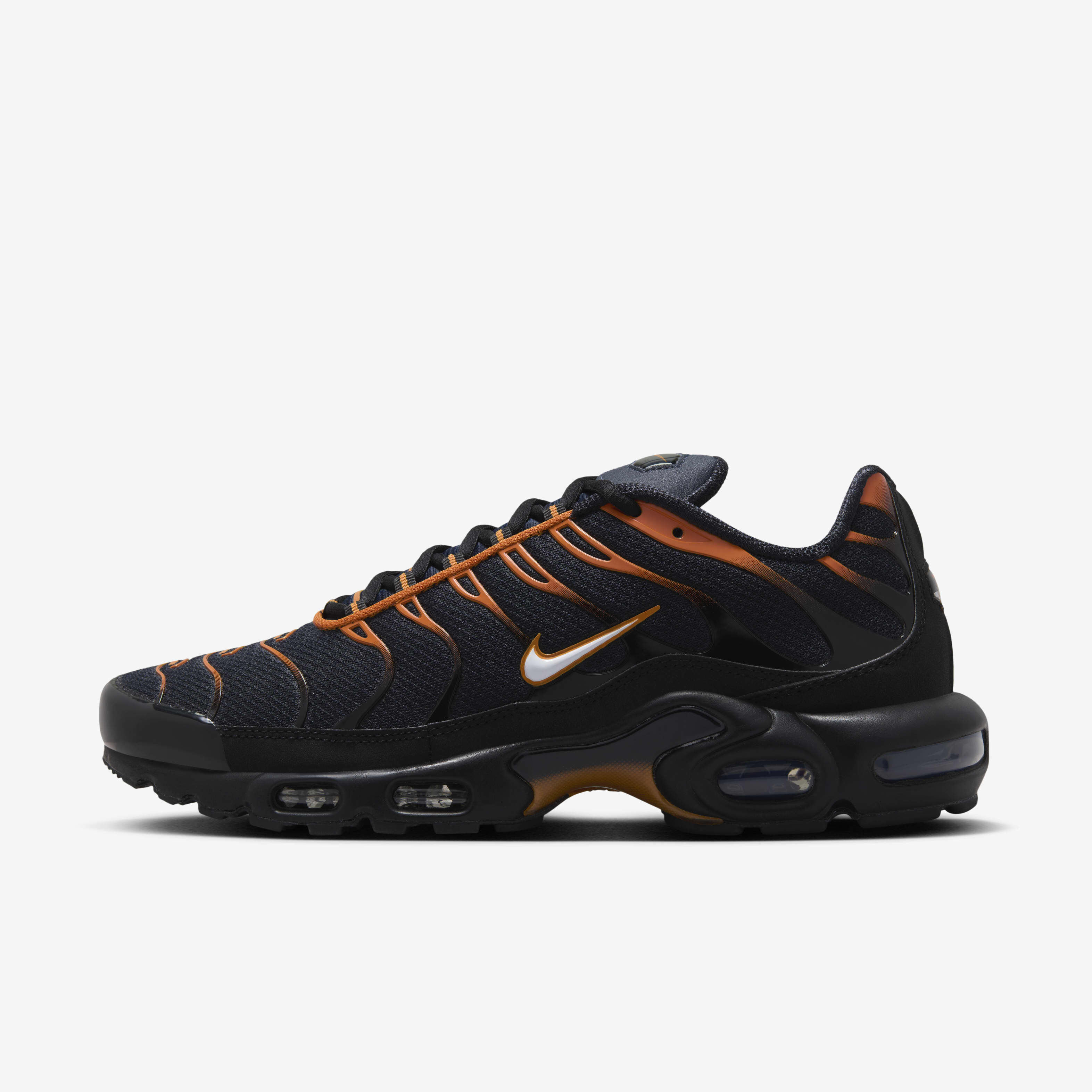 Nike air max plus mens shoes - black hot sale