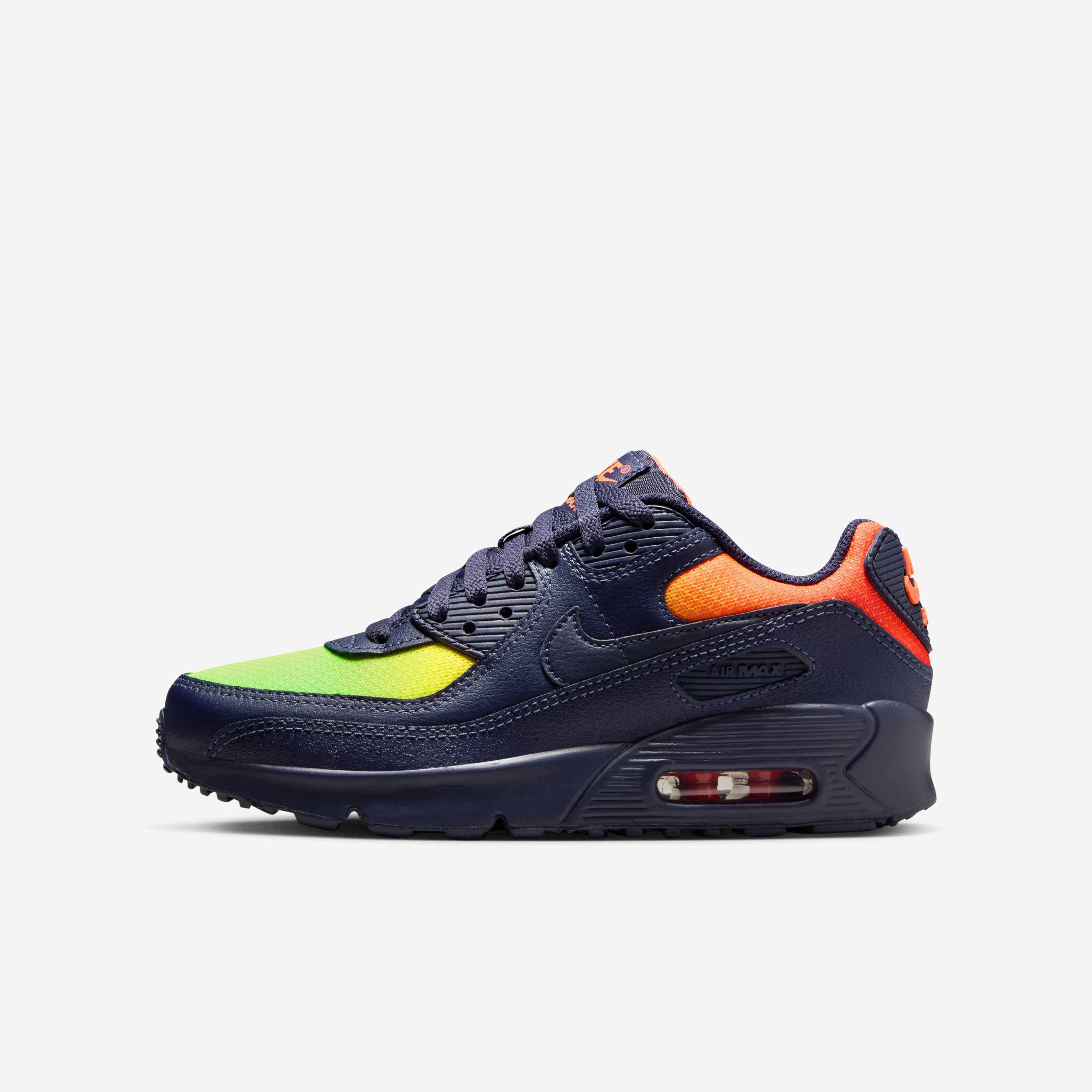 Buy Nike Air Max 90 LTR Older Kids' Shoes Lemon Venom/Hyper