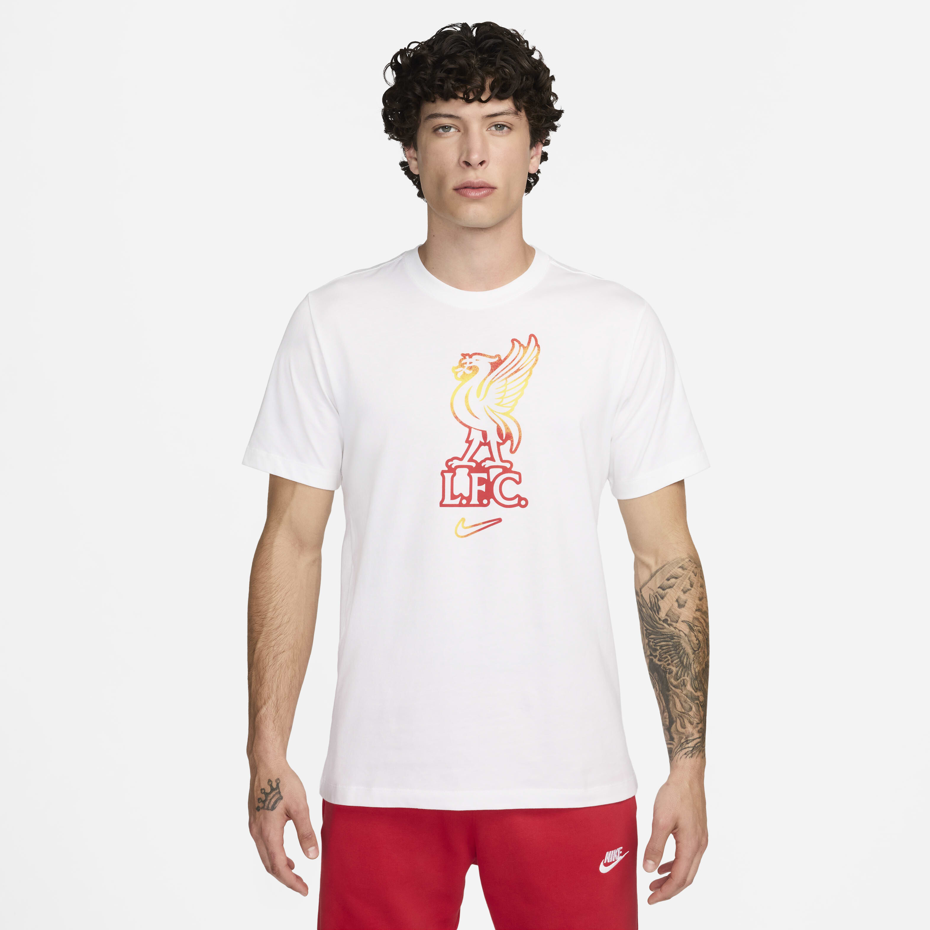 Nike Liverpool 長袖シャツ ホワイト Buy Liverpool F.C. Men's Nike Football T-Shirt - White