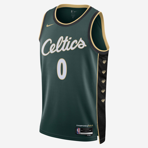 Clothing-Nike, Jayson Tatum Boston Celtics City Edition, Nike Dri-FIT NBA Swingman Jersey