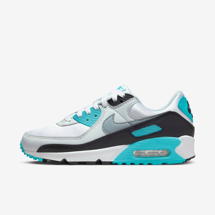 Buy Nike Air Max 90 Women's Shoes White/Teal Nebula/Black/Cool