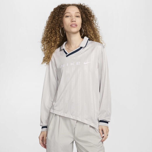 Women's Jerseys-Nike, Nike Sportswear Collection, Women's Dri-FIT Jacquard Long-Sleeve Jersey Women's Jerseys-Nike, Nike Sportswear Collection, Women's Dri-FIT Jacquard Long-Sleeve Jersey