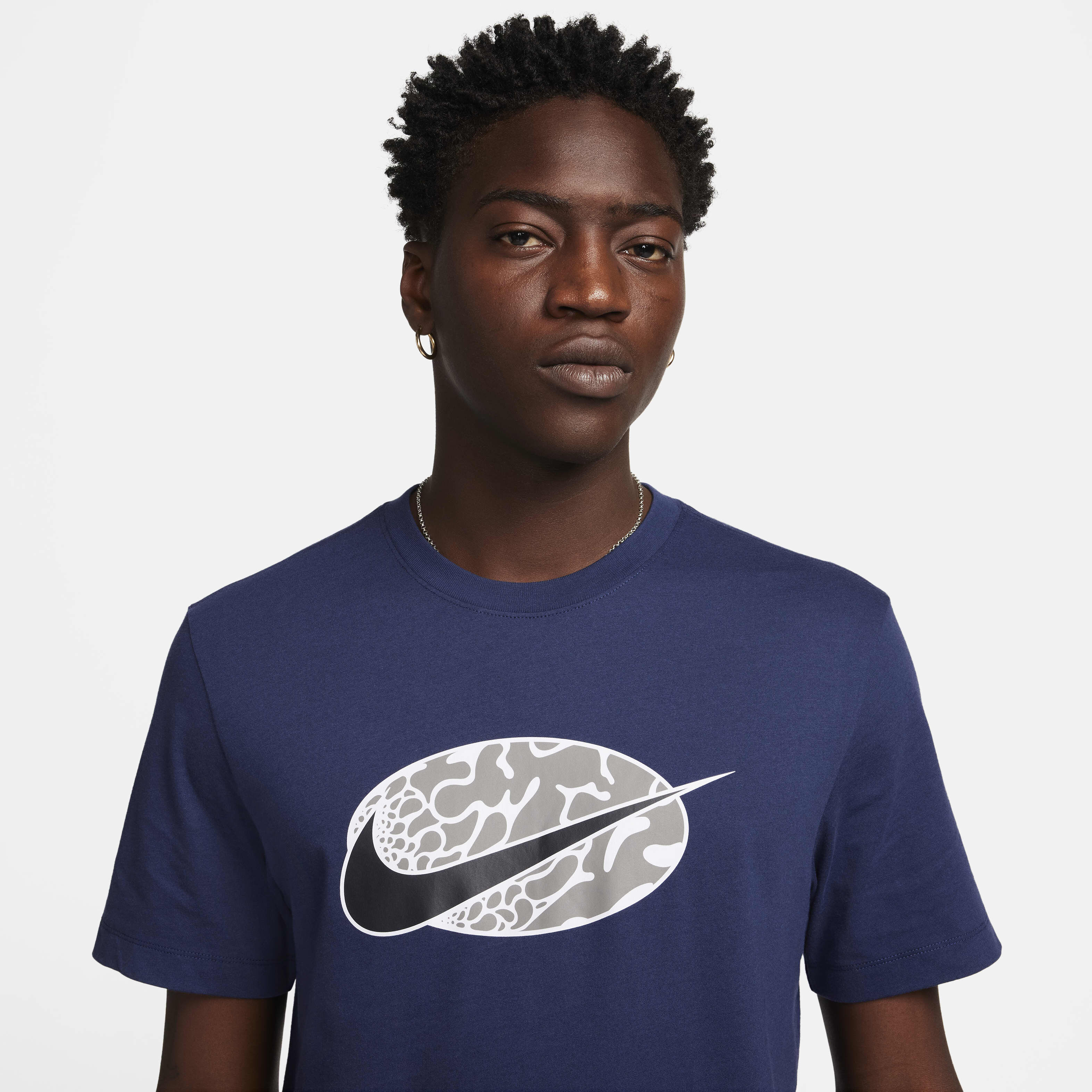 ★Nike★ Sportswear T-shirt M Midnight Navy HJ0773410 HJ0773 Nike Sportswear Club T-shirt Midnight Navy / White | JD Sports