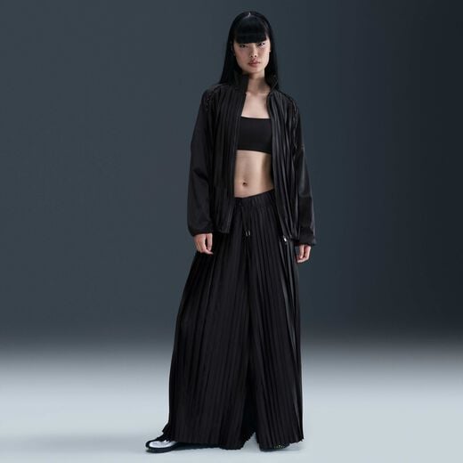 New In Women's Tracksuit Bottoms-Nike, Nike Sportswear Collection, Women's Mid-Rise Pleated Tracksuit Bottoms