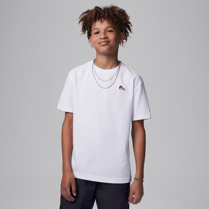 Buy Air Jordan 1 Big Kids' Patch T-Shirt - White | Nike Buy Air Jordan 1 Big Kids' Patch T-Shirt - White | Nike