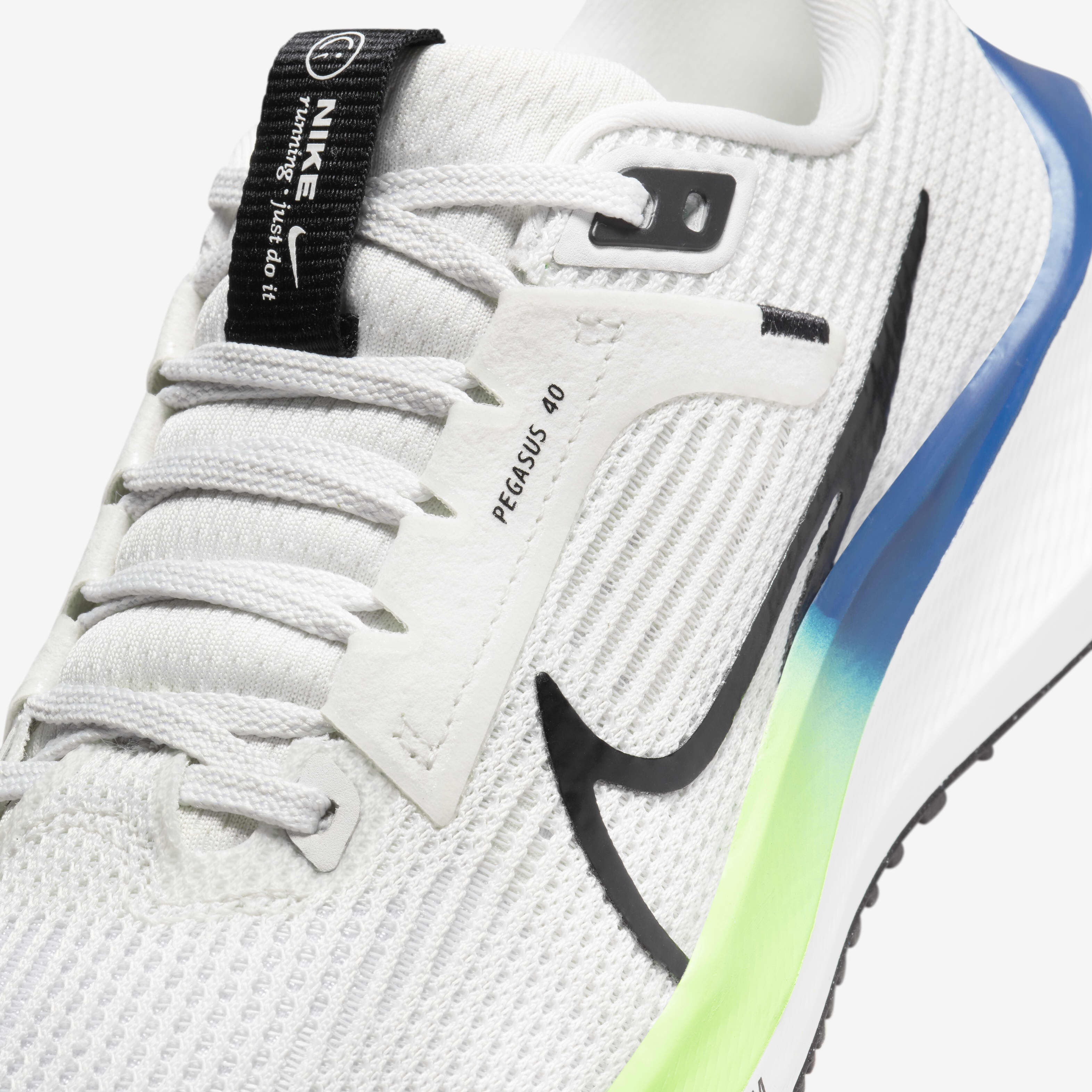 Buy Nike Air Zoom Pegasus 40 Older Kids Road Running Shoes Platinum Tint White Green Strike Black Nike Kuwait Official
