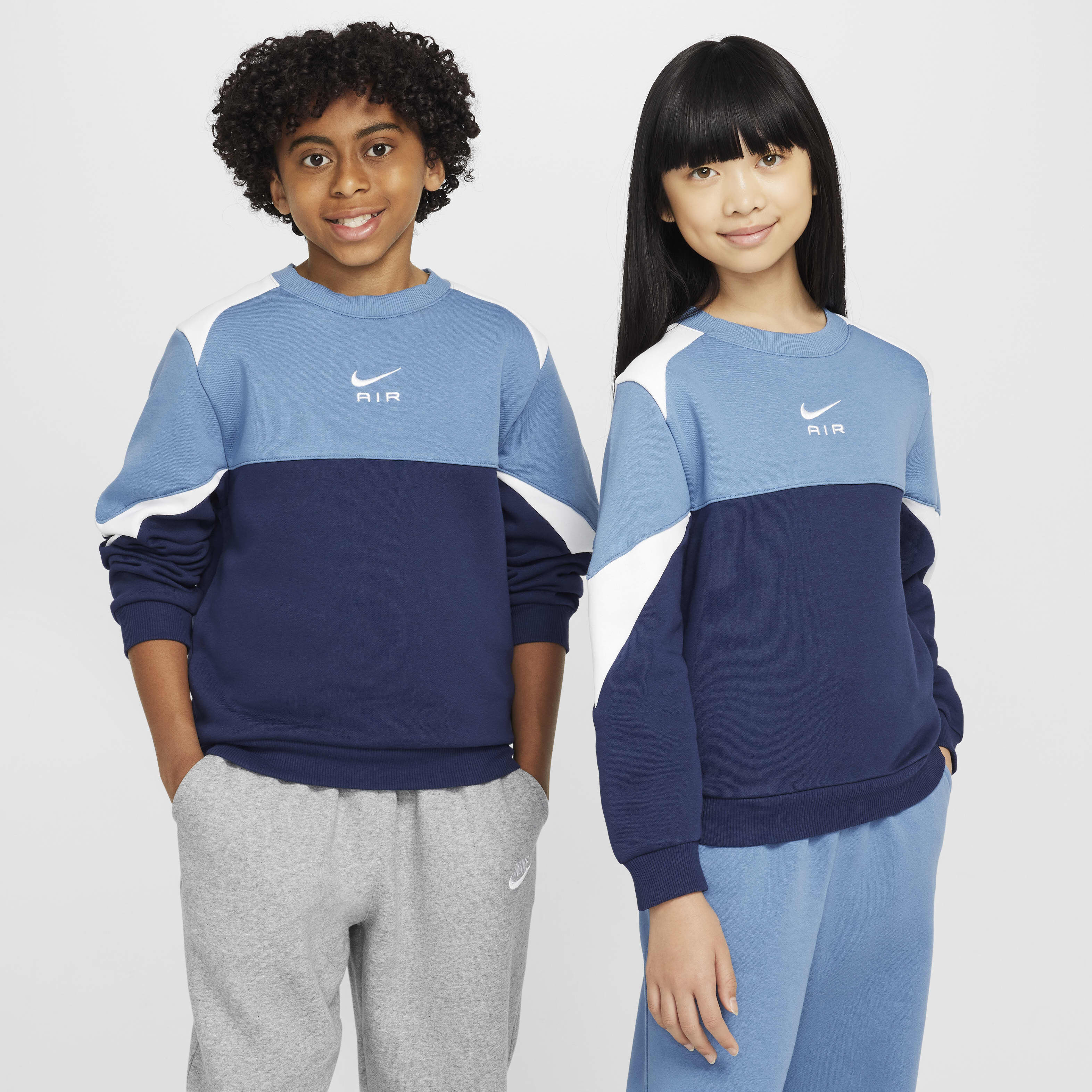 Nike junior air crewneck sweatshirt store