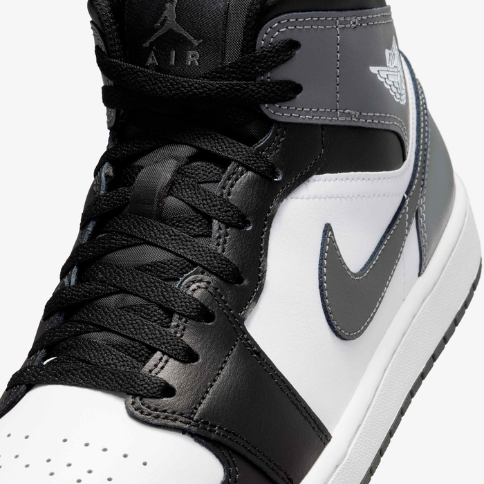 Buy Air Jordan Mid Men's Shoes Black/White/Iron Grey Nike Kuwait