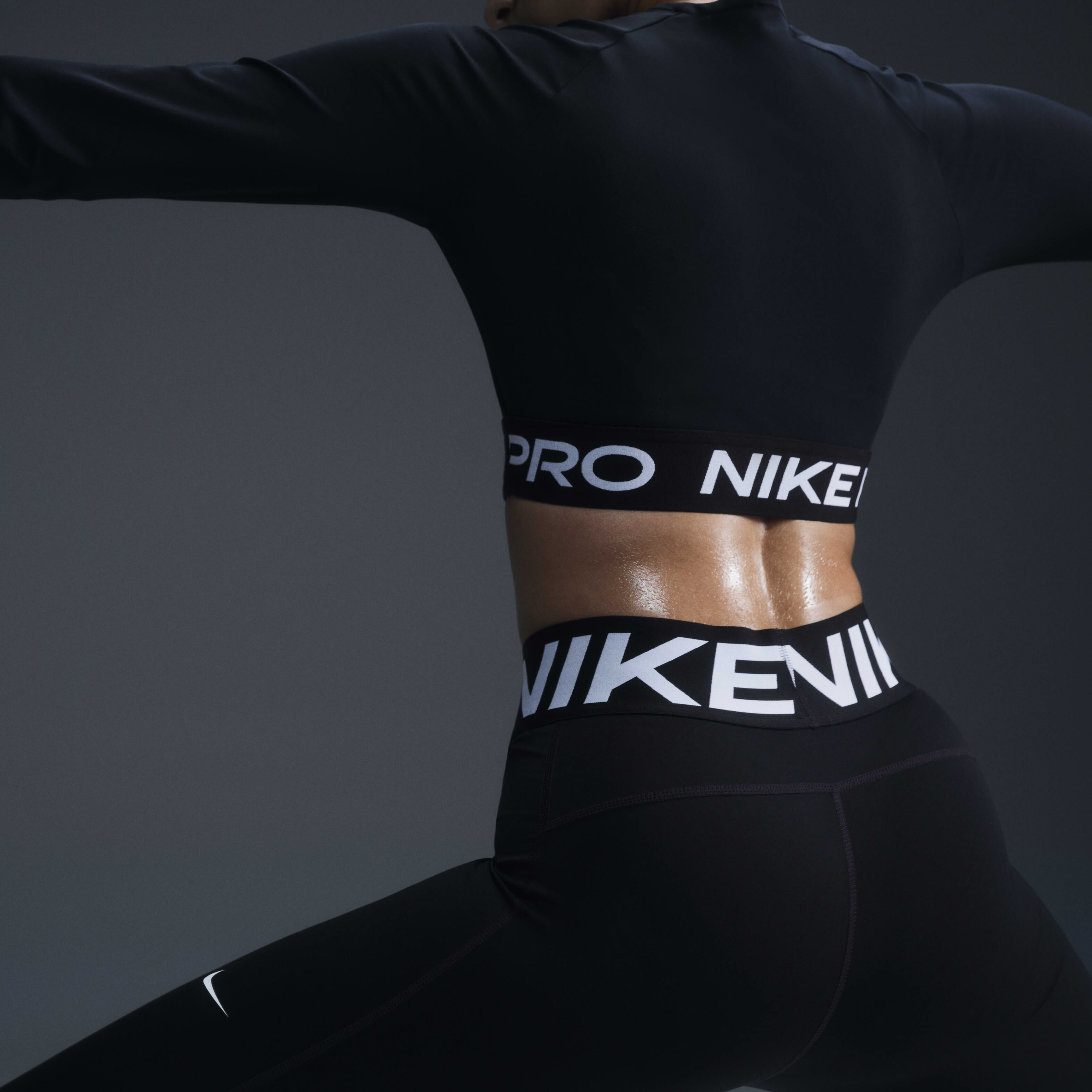 Nike pro leggings high waisted top
