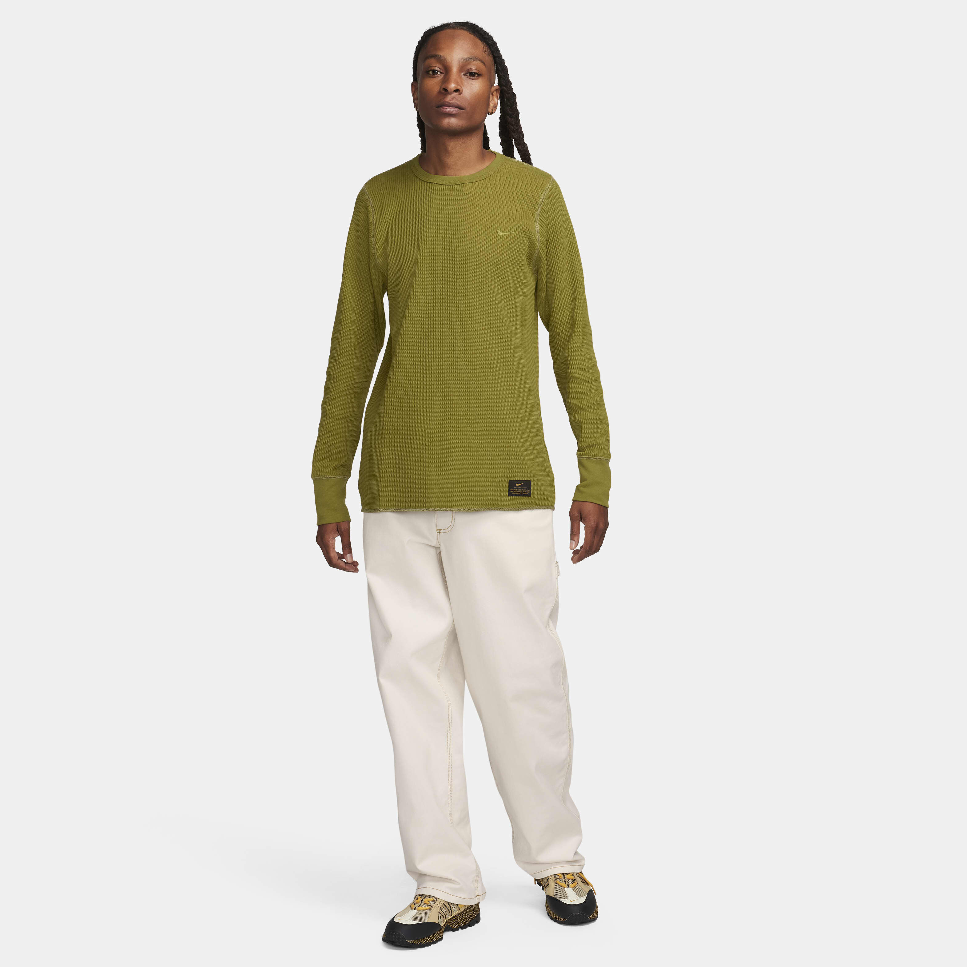Buy Nike Life Men's Long-sleeve Heavyweight Waffle Top Buy Nike Life Men's Long-sleeve Heavyweight Waffle Top