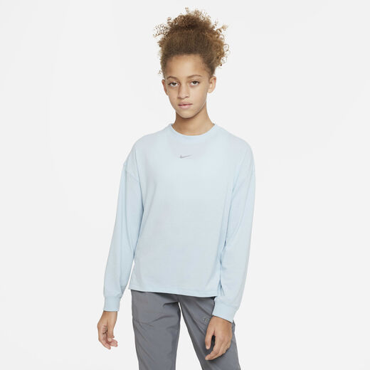 T-Shirts & Tops-Nike, Nike Yoga Dri-FIT, Older Kids' (Girls') Training Top