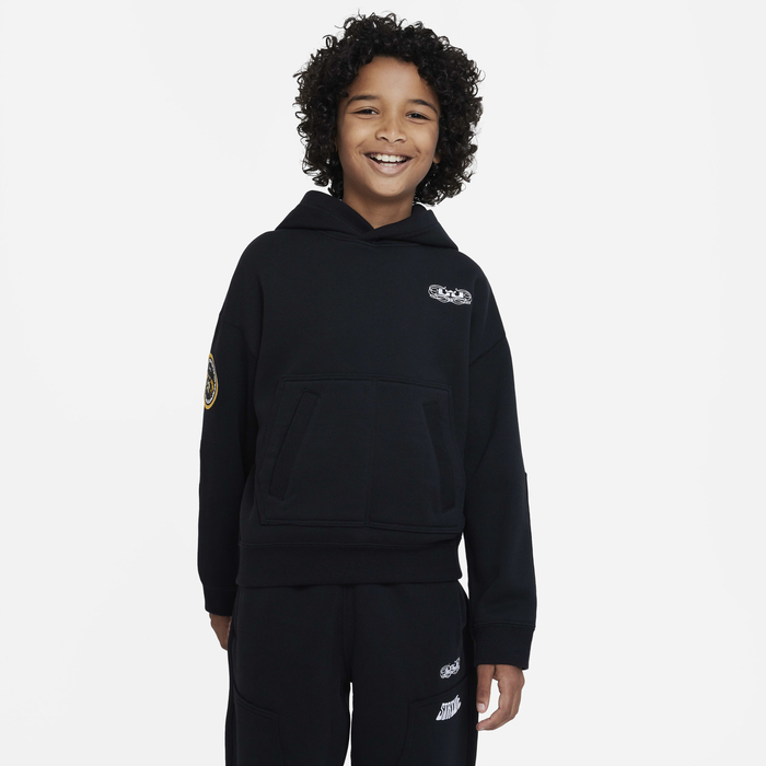 Buy LeBron Older Kids' (Boys') Basketball Hoodie Black/Black