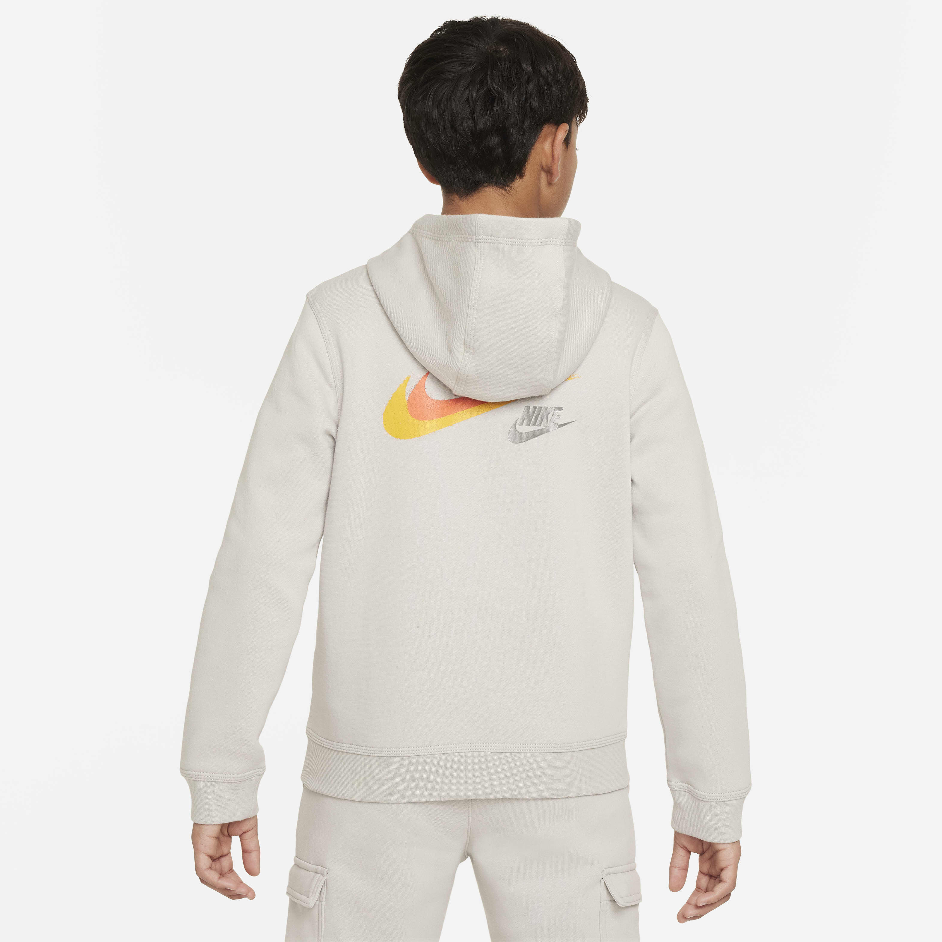 White and orange nike hoodie online