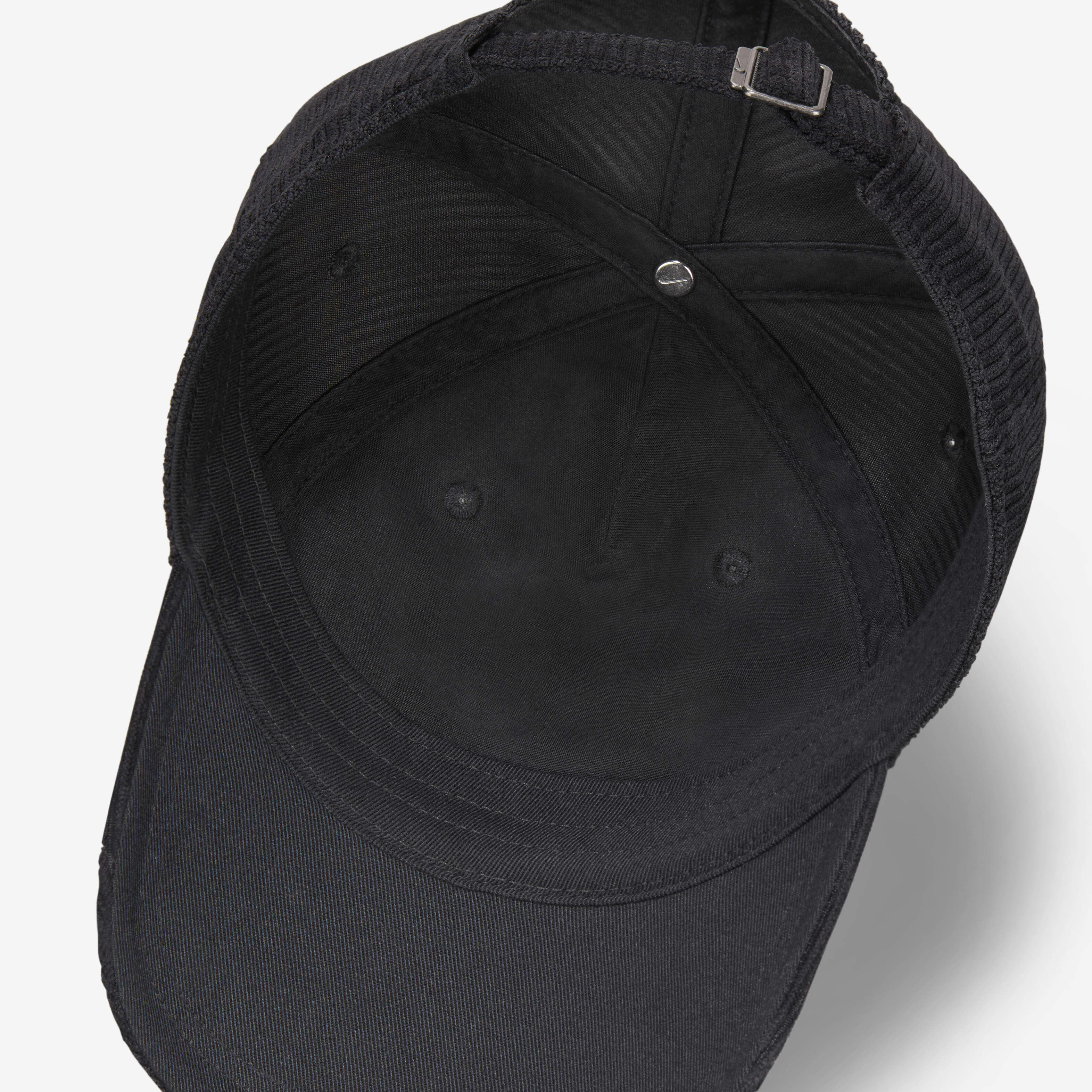 Buy Nike Club Unstructured Corduroy Cap - Black/Black | Nike Kuwait Official