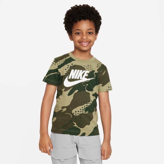 Nike Club Seasonal Camo Basic Tee image number 0 Nike Club Seasonal Camo Basic Tee image number 0