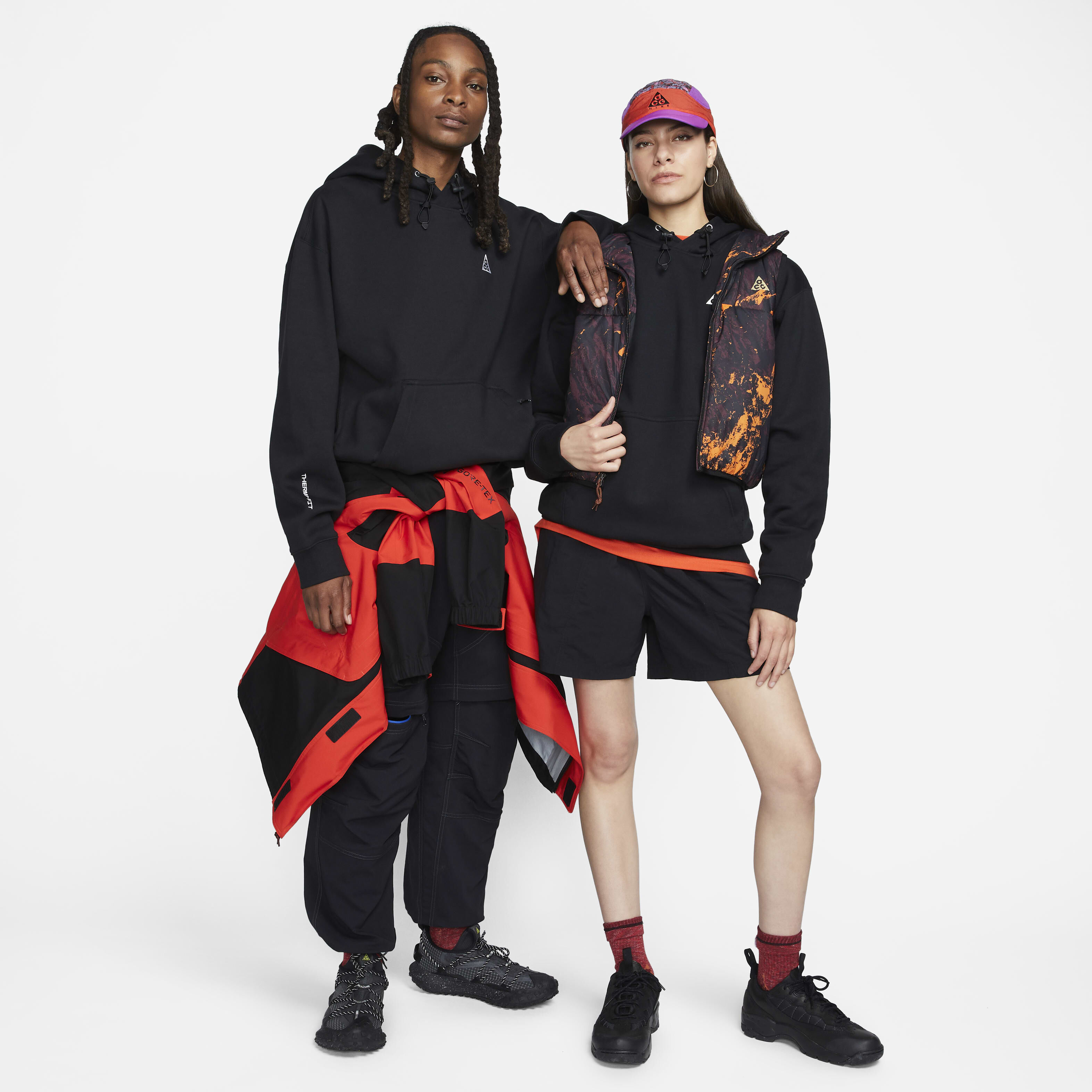 Buy Nike ACG 'Tuff Fleece' Pullover Hoodie Black/Summit White