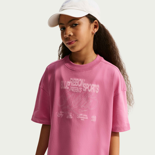Kids' Short Sleeves Shirts-Nike, Nike Sportswear, Older Kids' Oversized T-Shirt