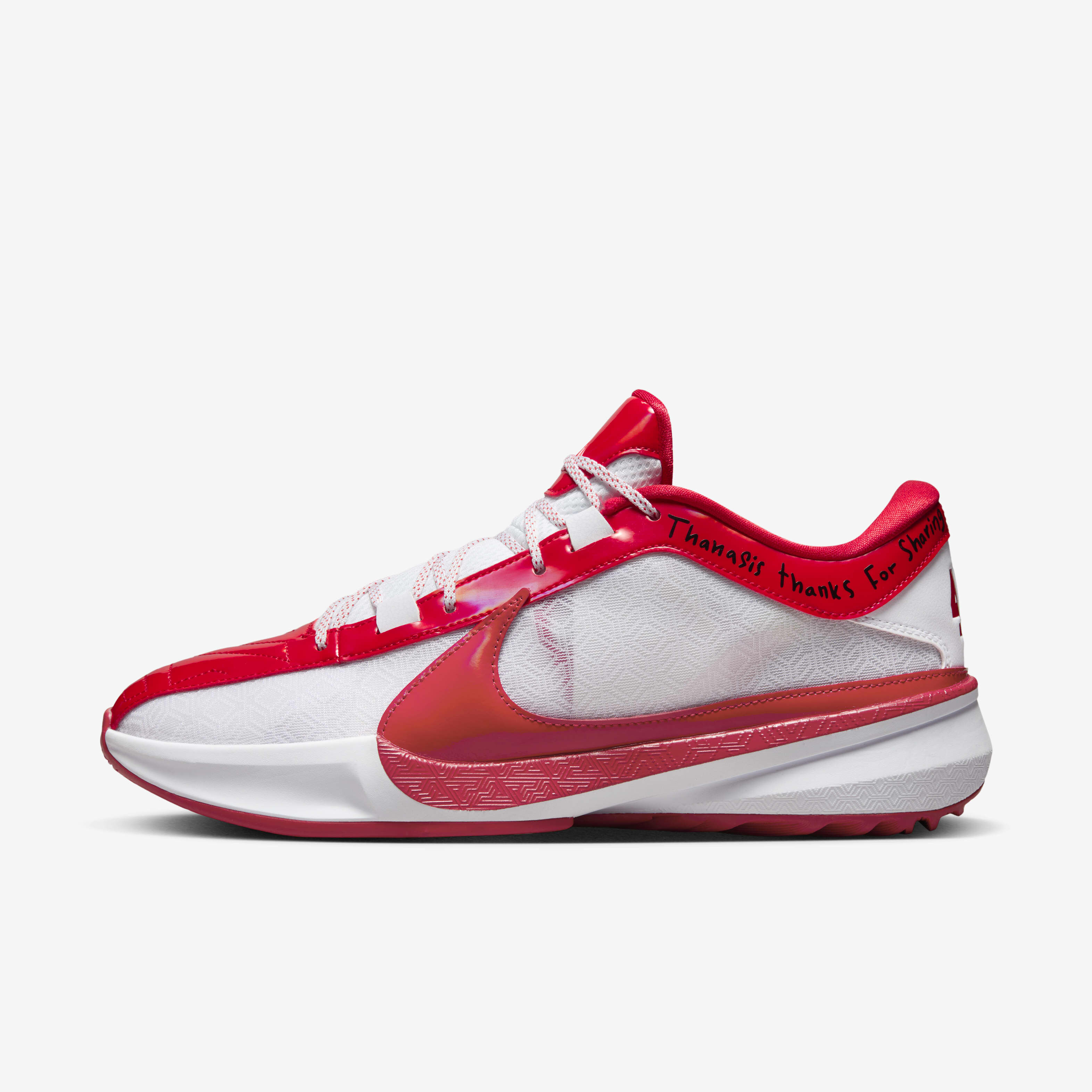 Nike zoom basketball shoes red shop