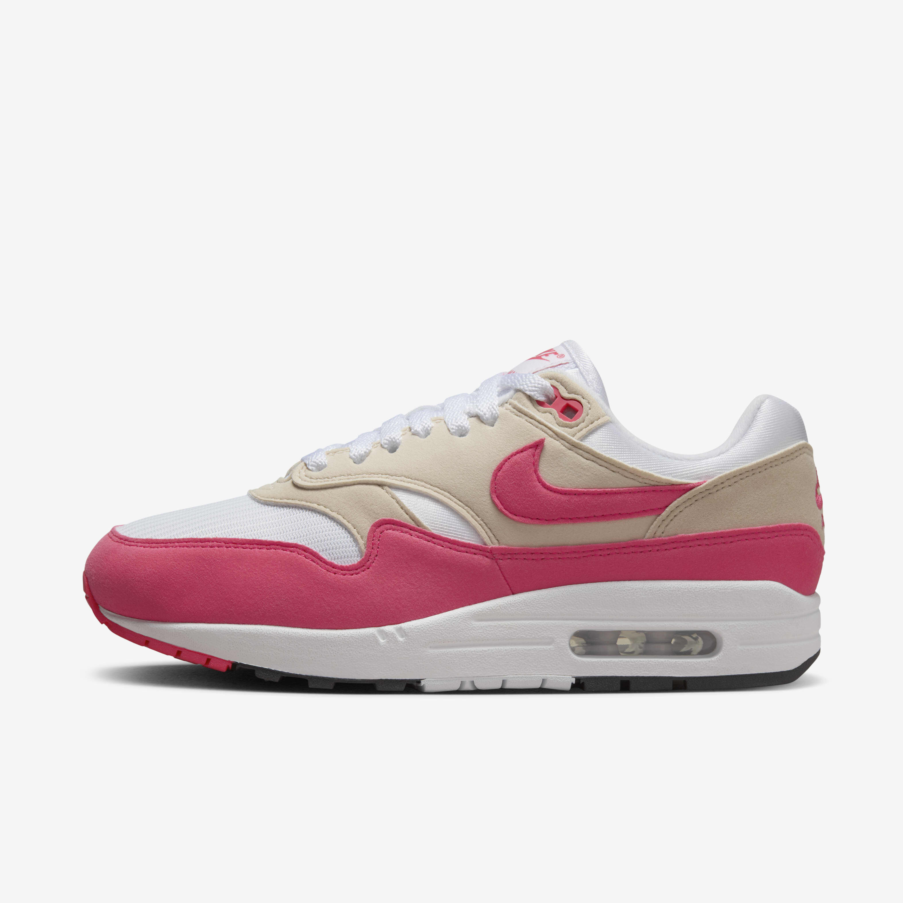 Buy Nike Air Max 1 Women s shoes White Light Orewood Brown Black Aster Pink Nike Kuwait Official