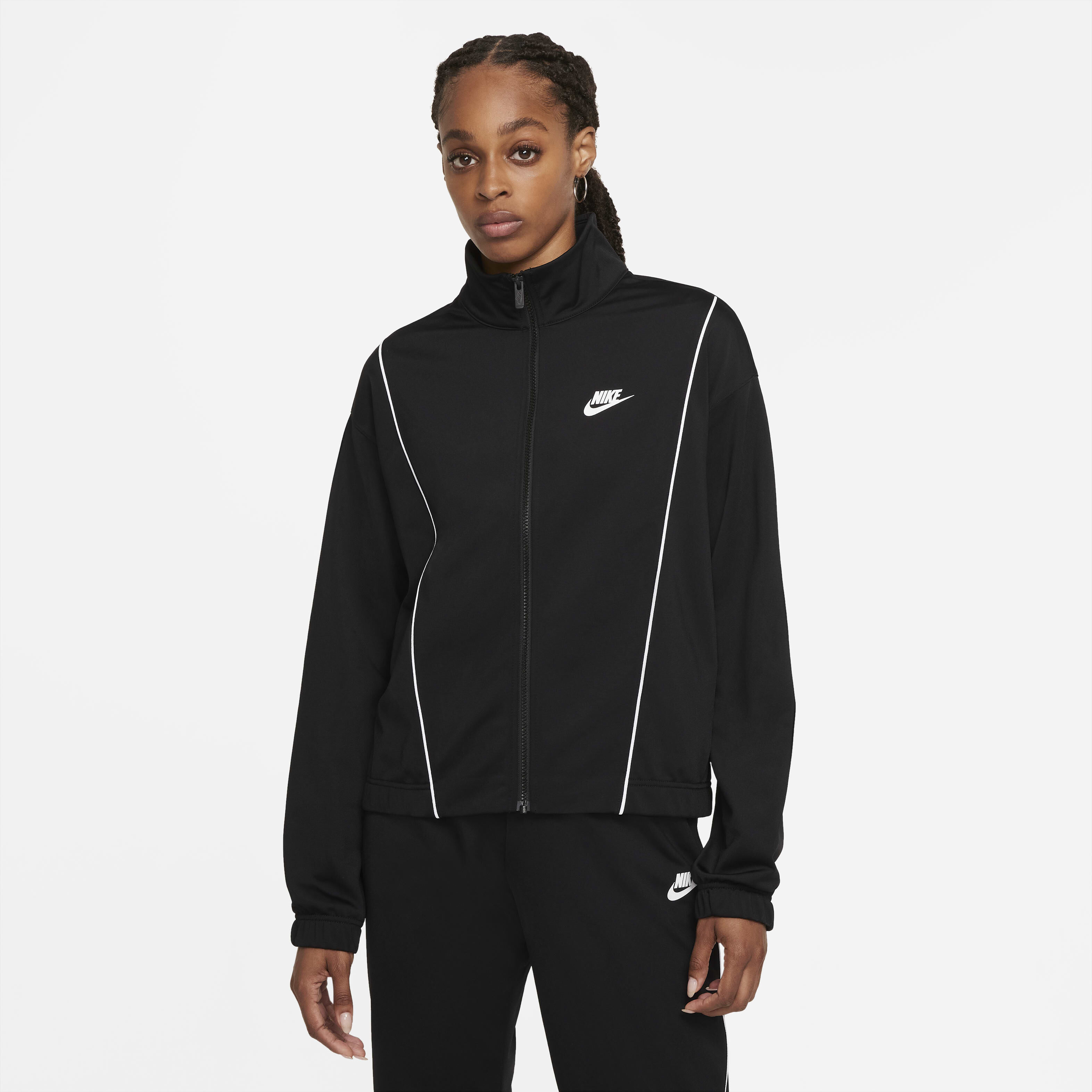 Nike fitted tracksuit clearance