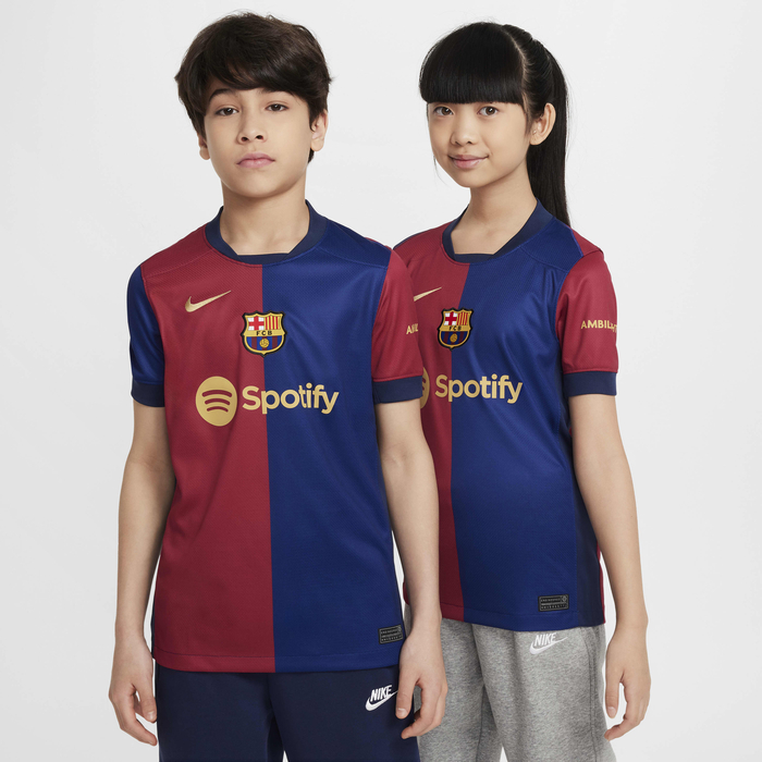 Buy Barcelona 2024/25 Stadium Home Older Kids' Nike Dri-FIT