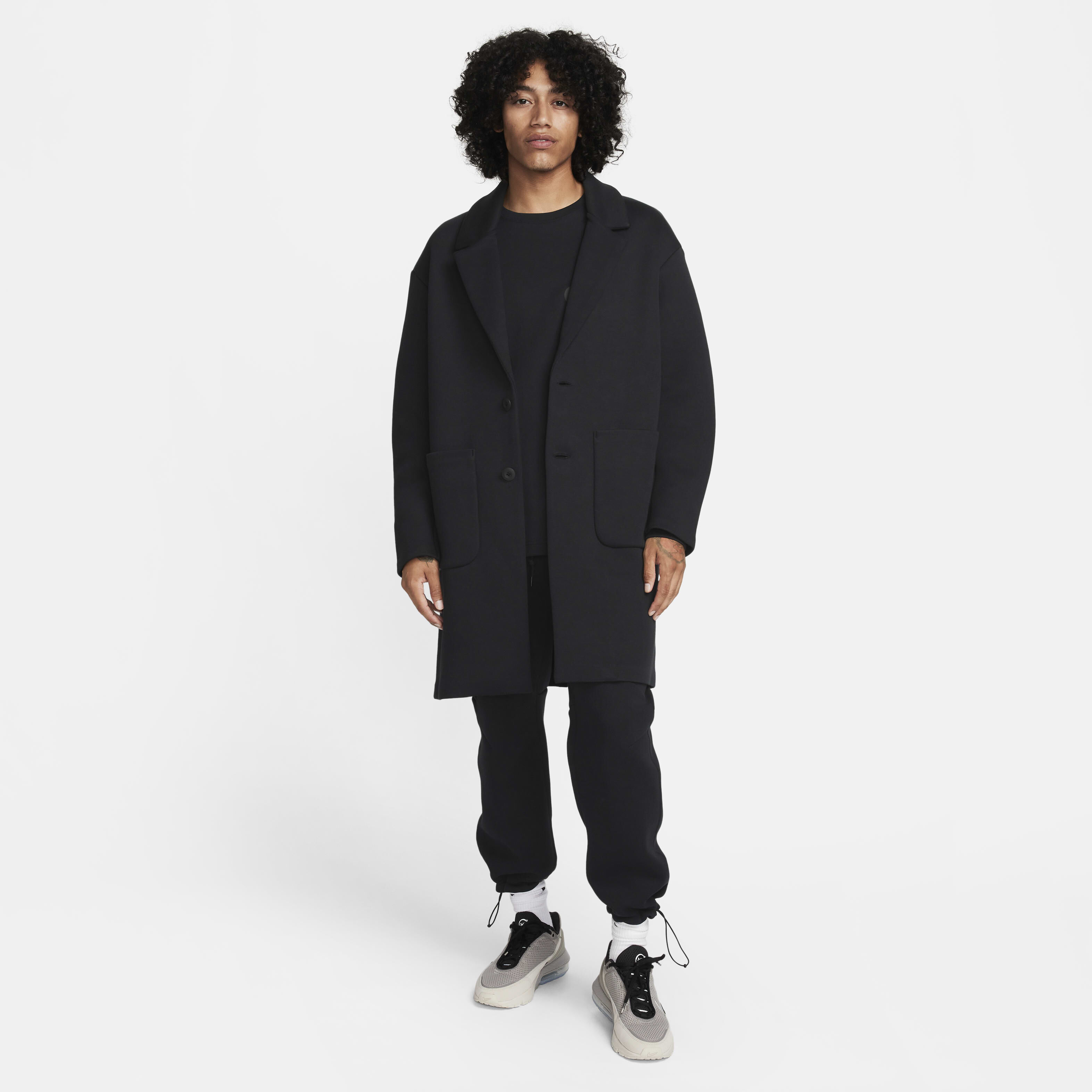 Buy Nike Sportswear Tech Fleece Re Imagined Men s Loose Fit Trench Coat Nike Kuwait Official