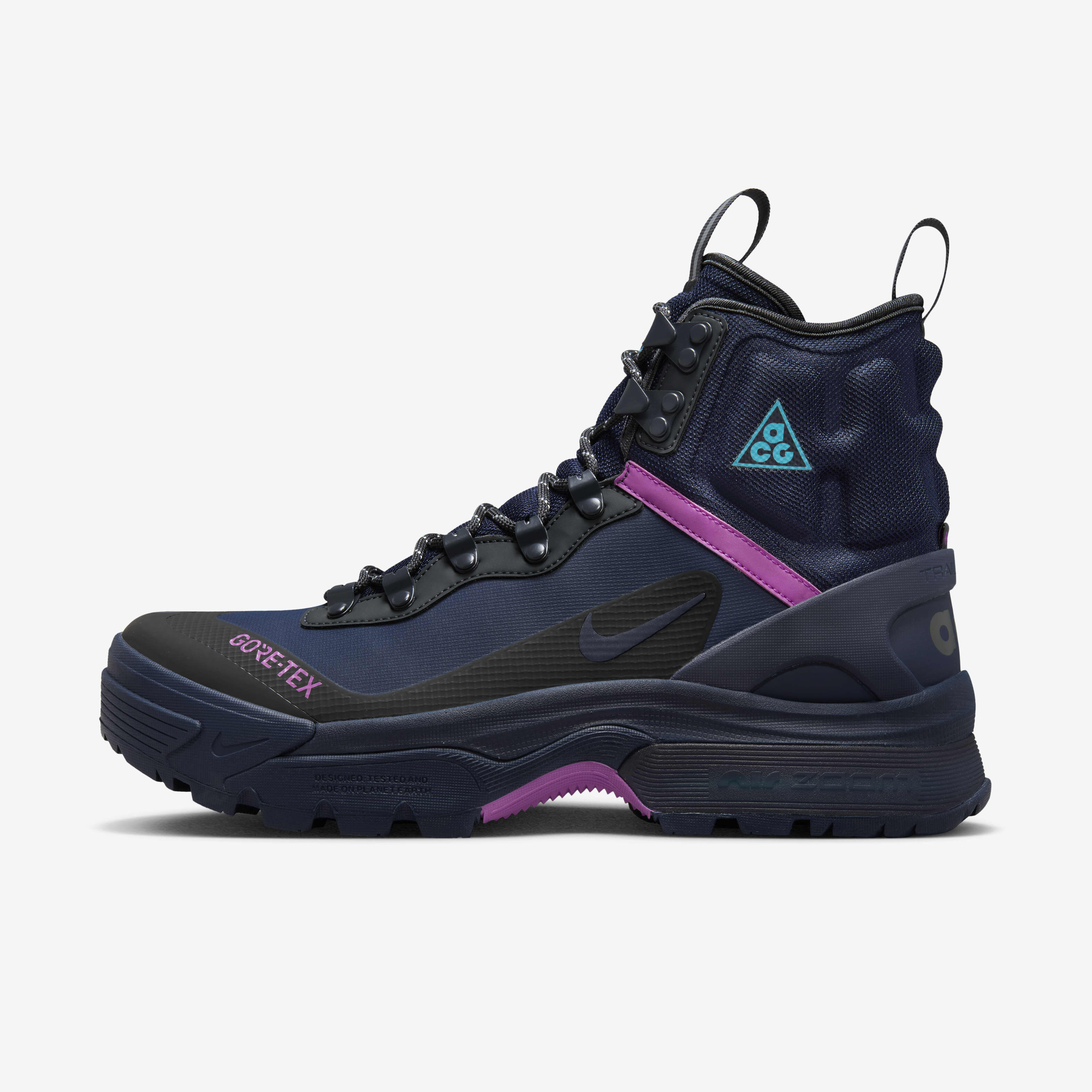 Buy Nike ACG Air Zoom Gaiadome GORE-TEX Shoes - Obsidian/Anthracite/Hyper  Violet/Teal Nebula | Nike Kuwait Official