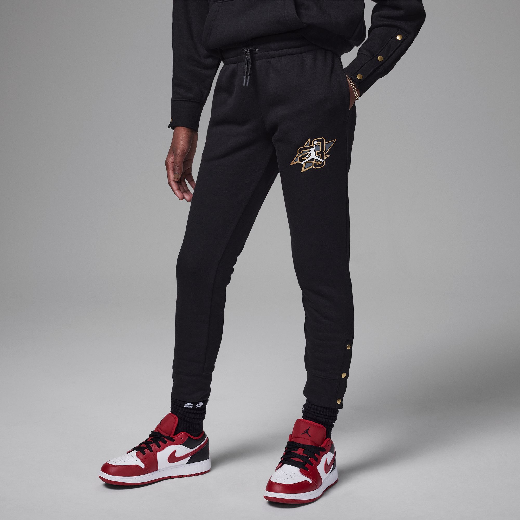 Jordan Take Flight Snap Fleece Pants image number 0