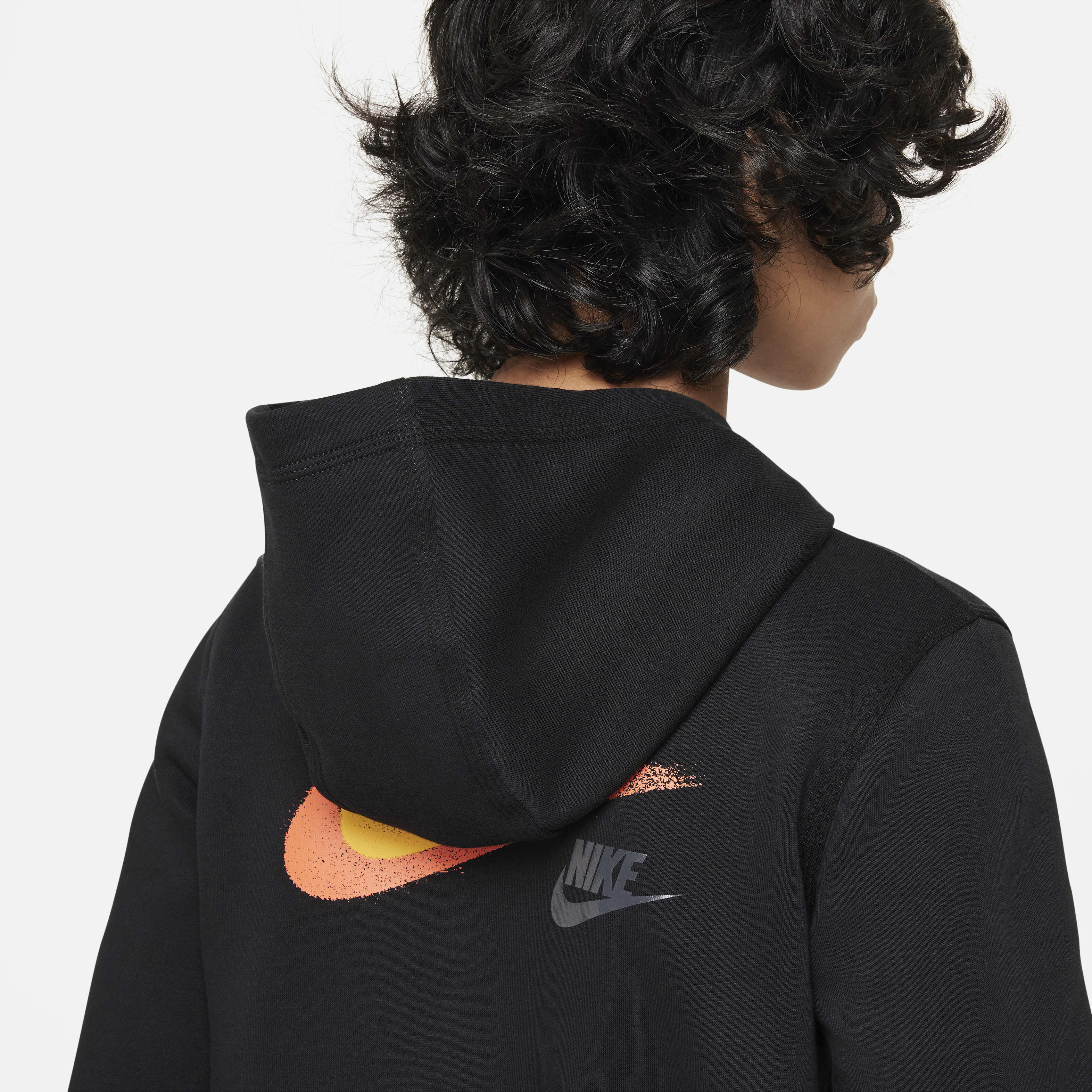 Buy Nike Sportswear Older Kids Boys Fleece Full Zip Graphic Hoodie Nike Kuwait Official