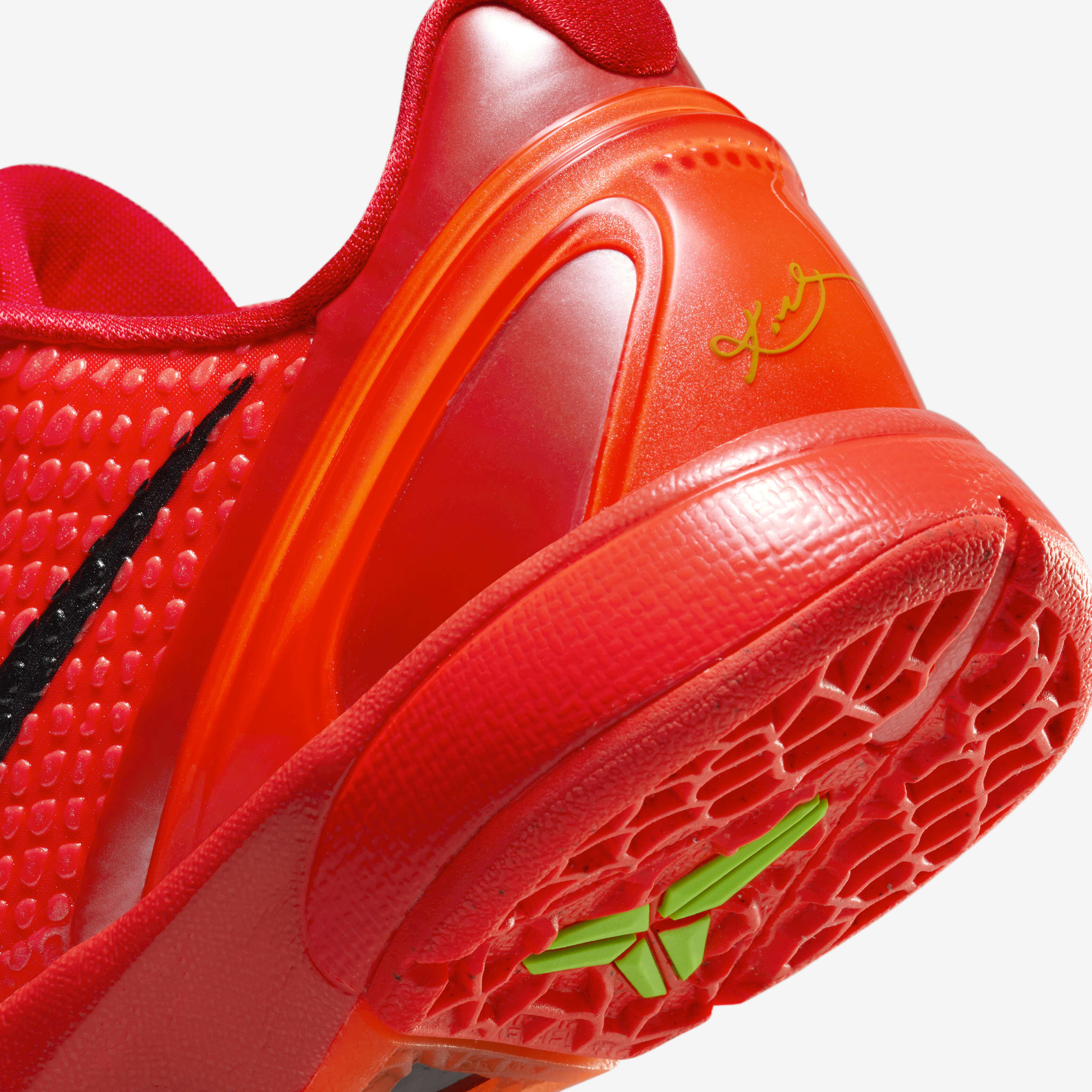 Buy Kobe VI Older Kids Basketball Shoes Bright Crimson University Red Electric Green Black Nike Kuwait Official