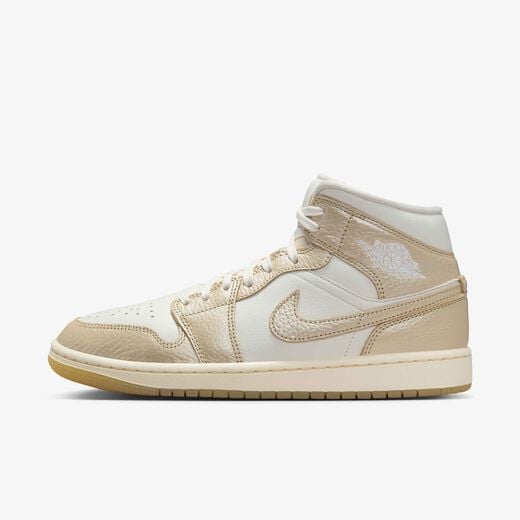 Women's Shoes-JRDN, Air Jordan 1 Mid SE 'Metallic Team Gold', Women's Shoes